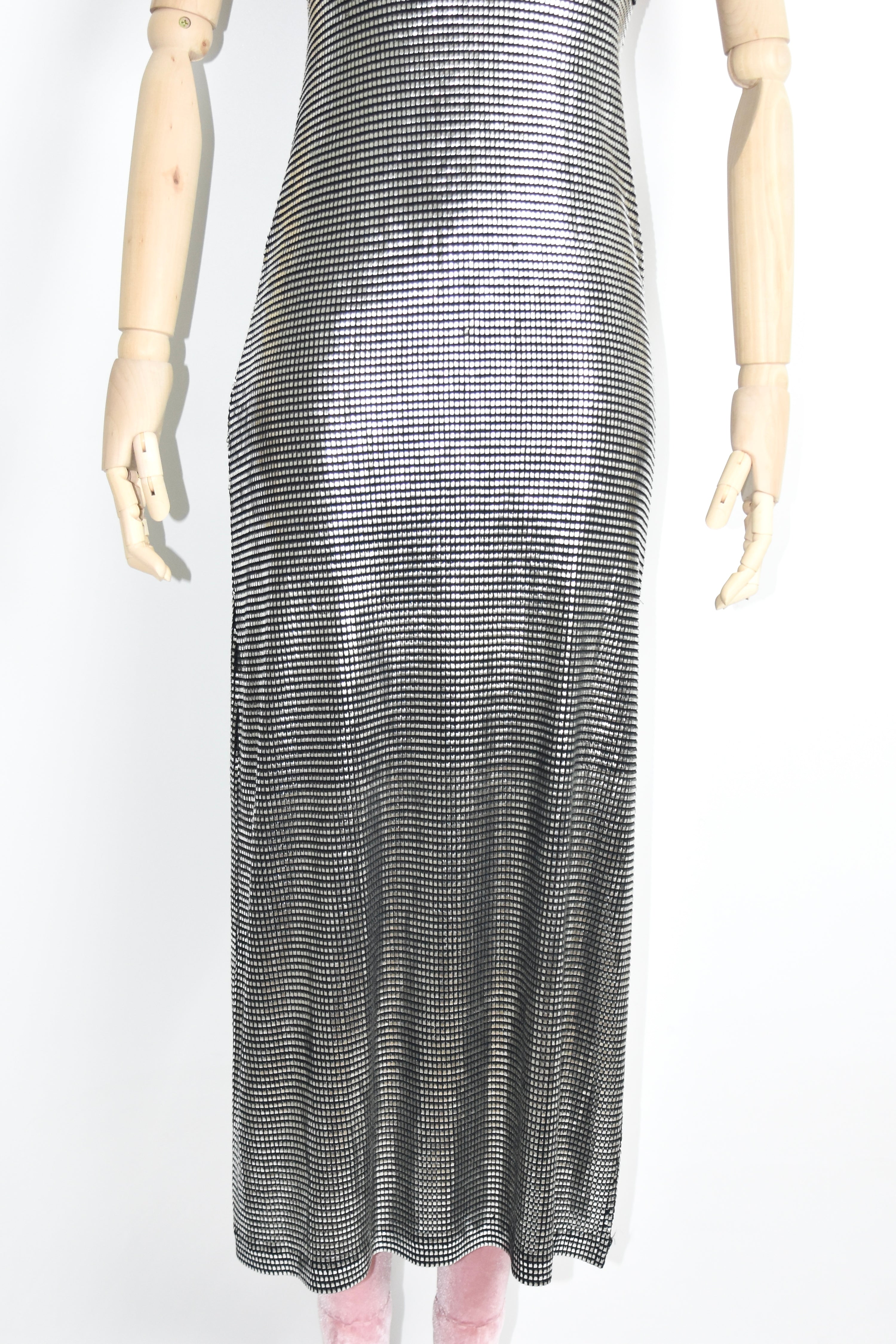 Paco Rabanne Vintage Chainmail Sheen Dress