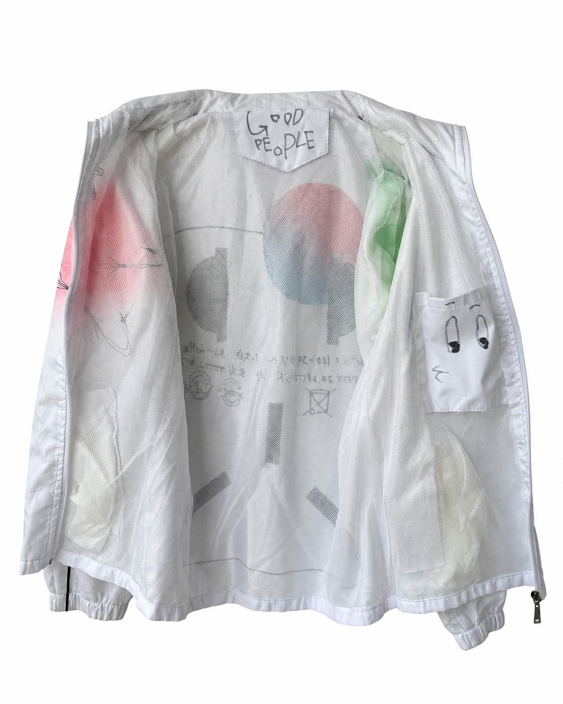 GOOD PEOPLE Original Reworked Graphic Track Jacket