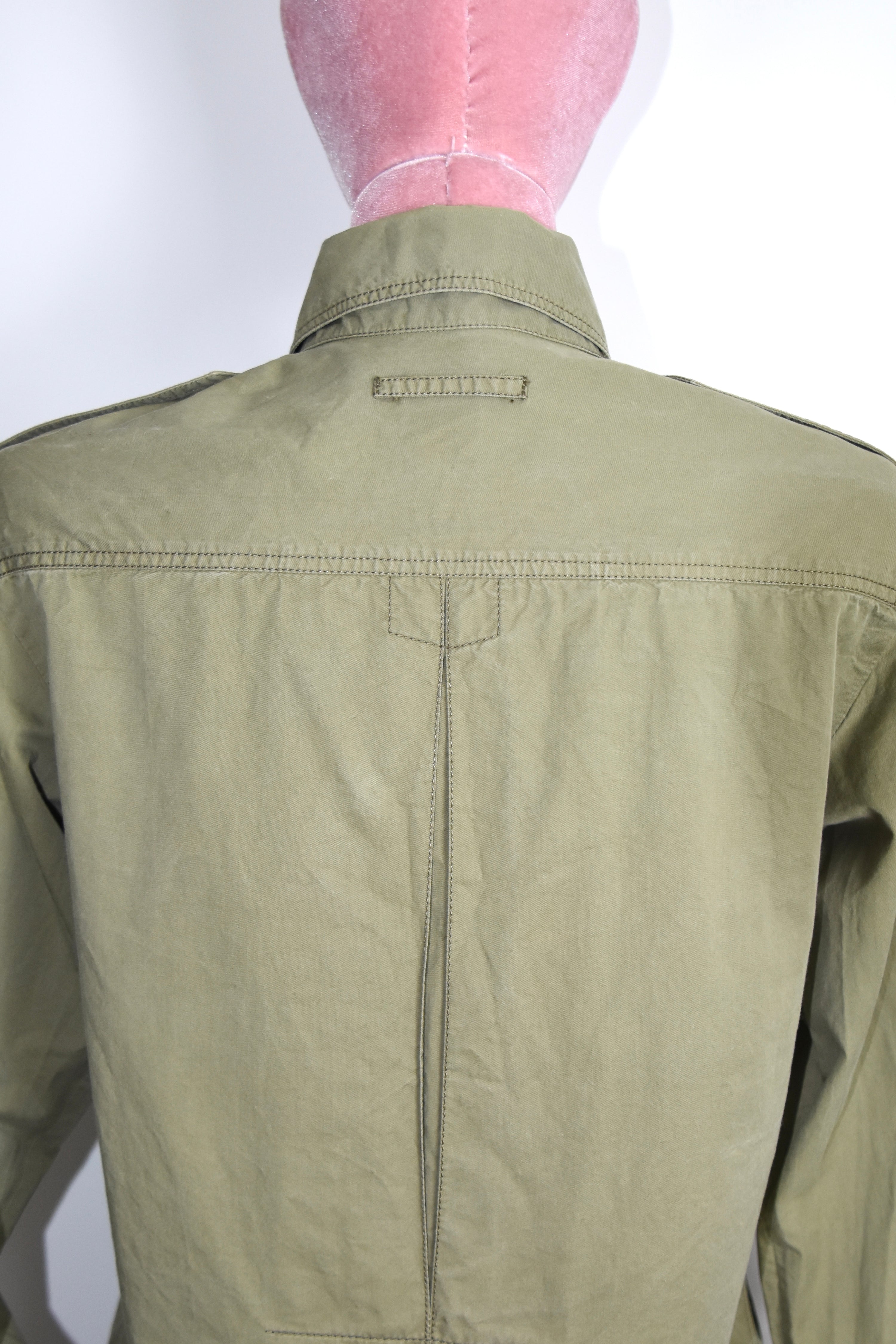Jean Paul Gaultier Olive Military Shirt