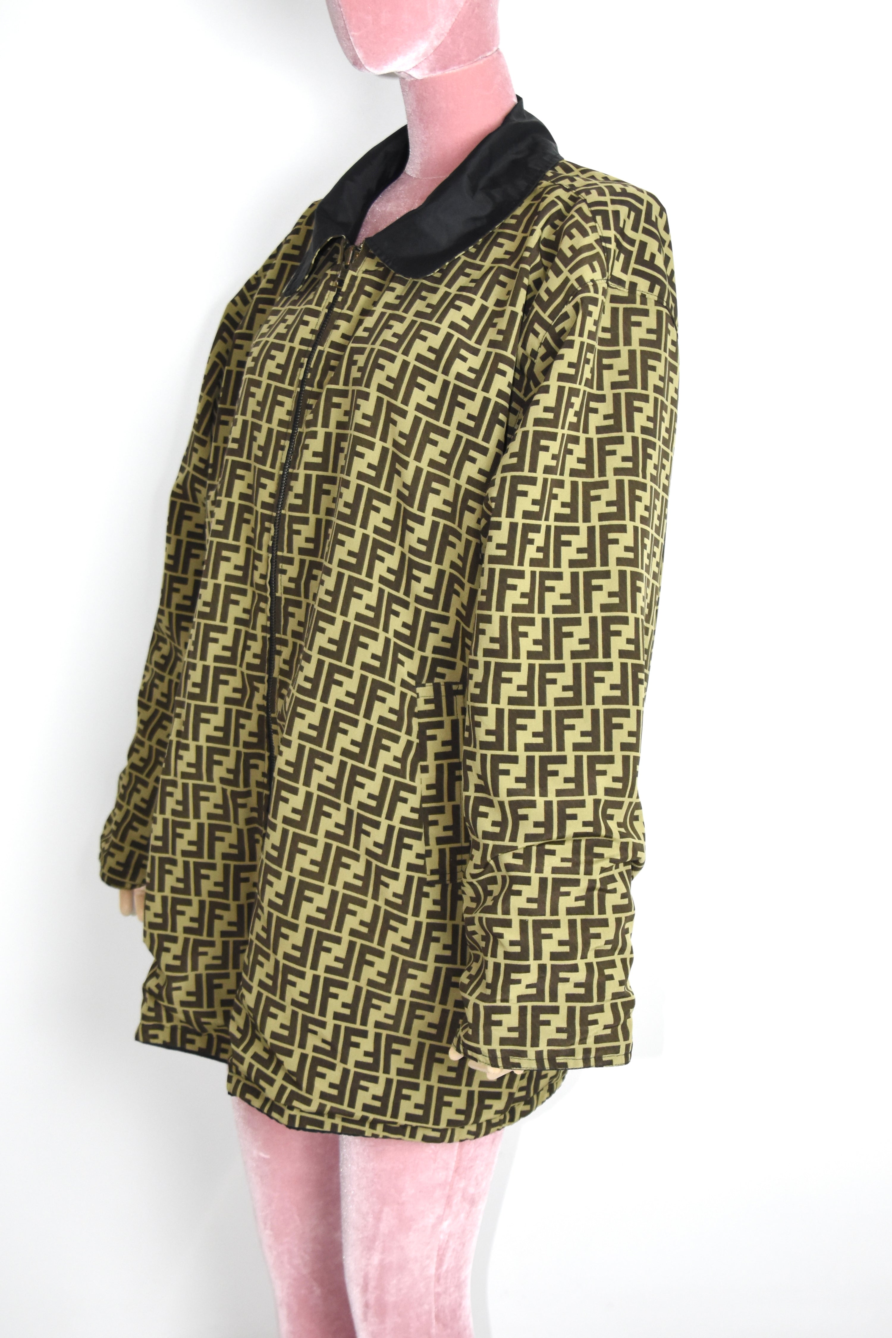 FENDI Reversible Monogram Windbreaker Jacket