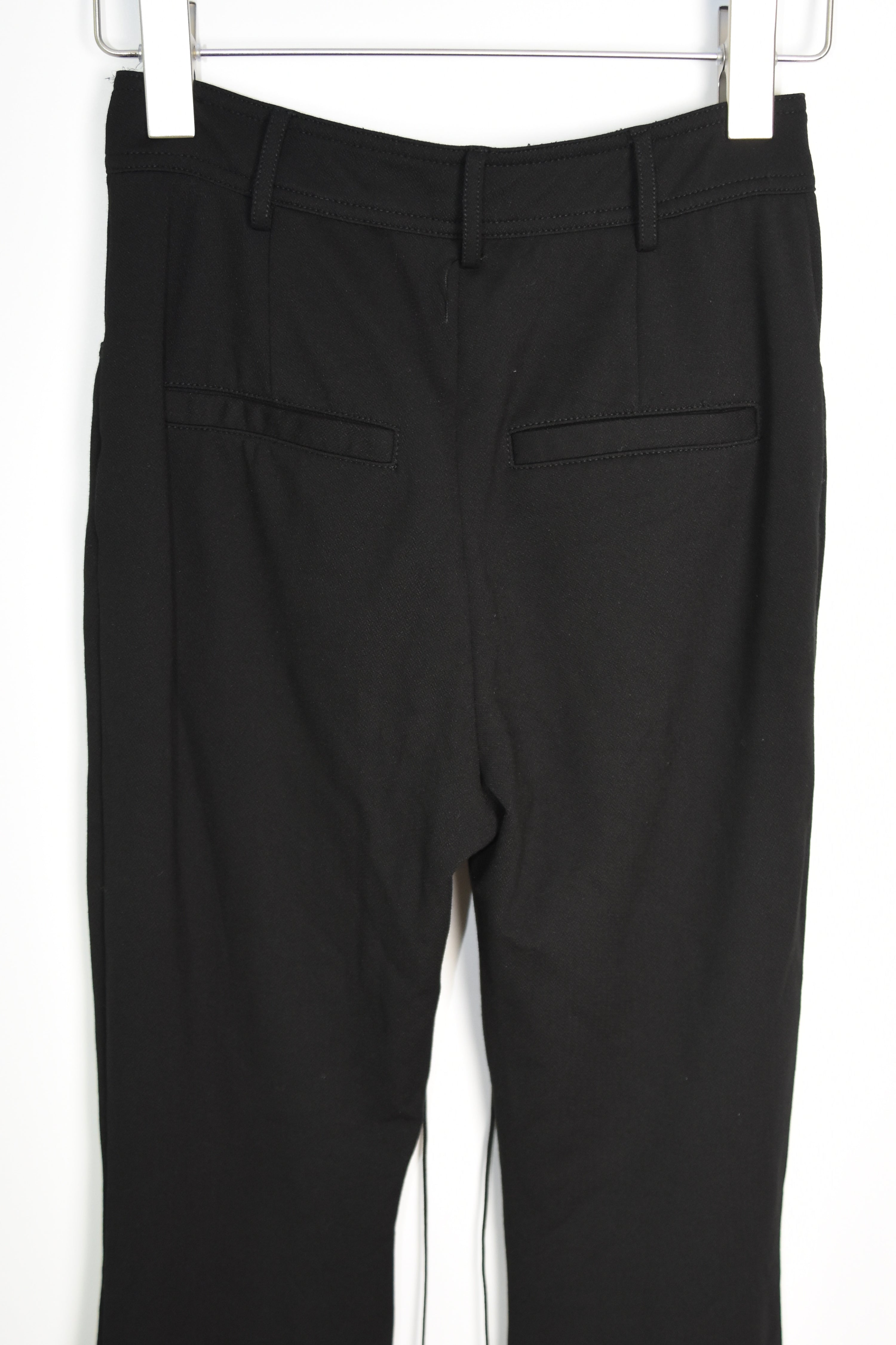 With You Black Lace-Up Flared Pants – Independent Designer Edition