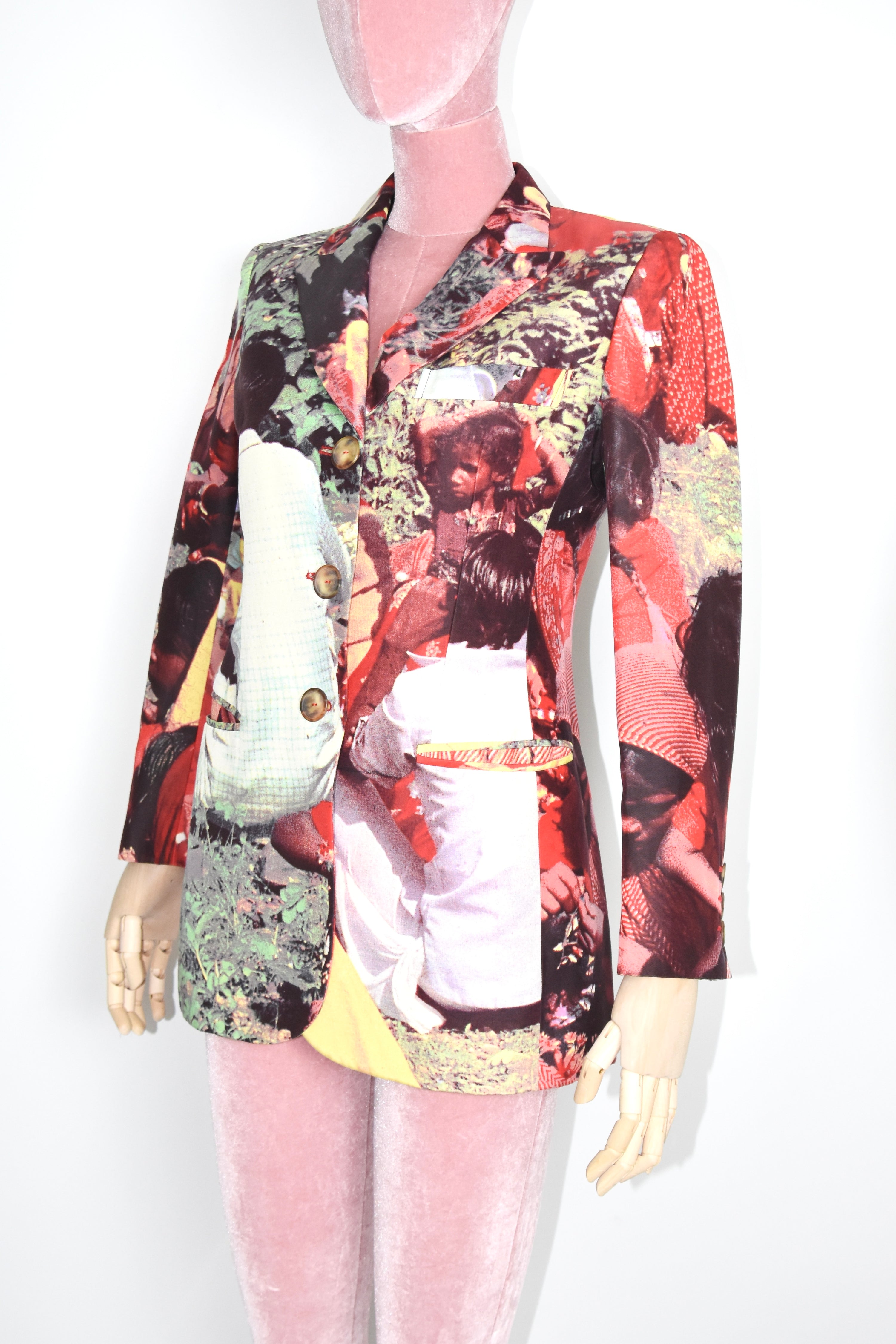 Moschino Vintage All-Over Print Jacket