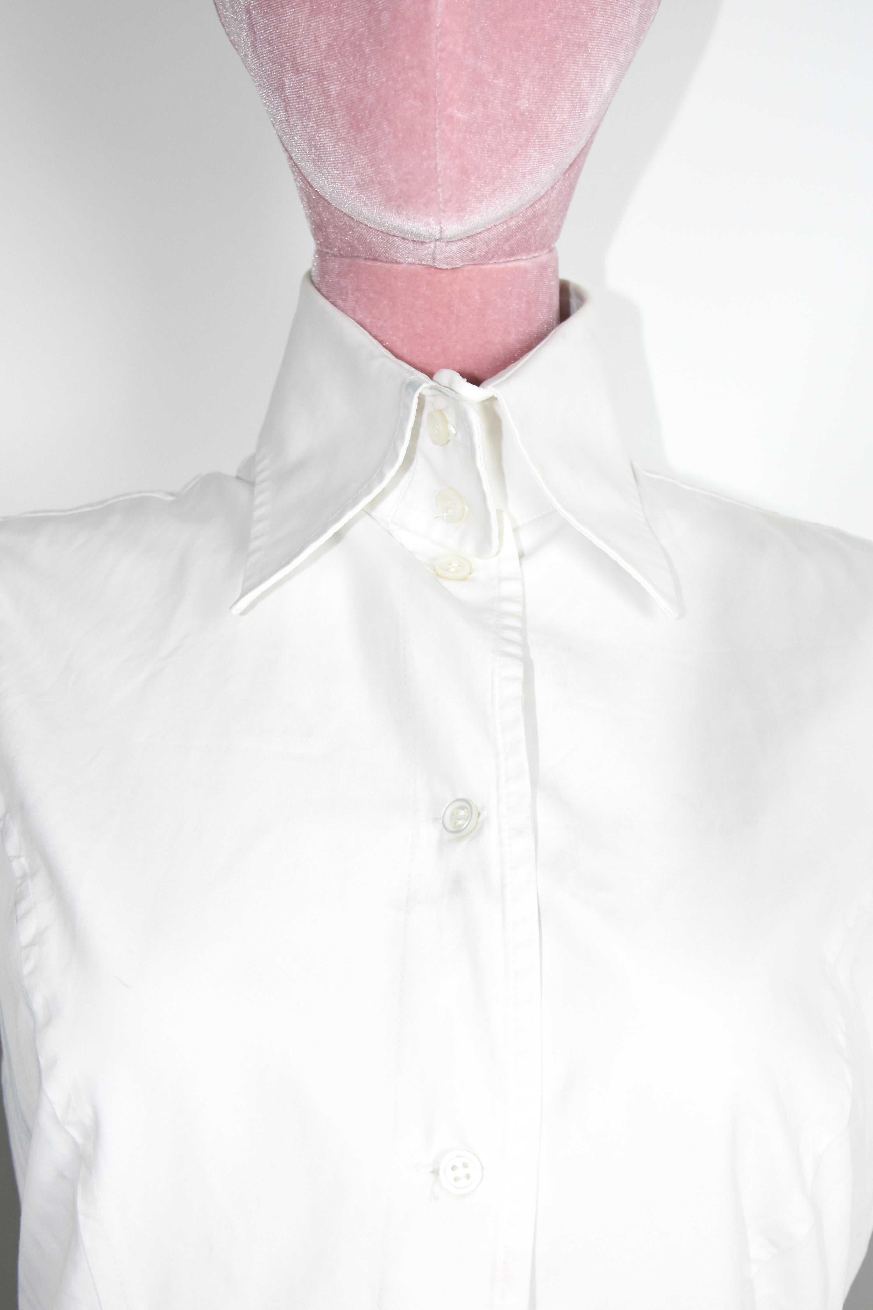 Gianfranco Ferré F/W 1995 Detachable Lace Hem Architectural Dress