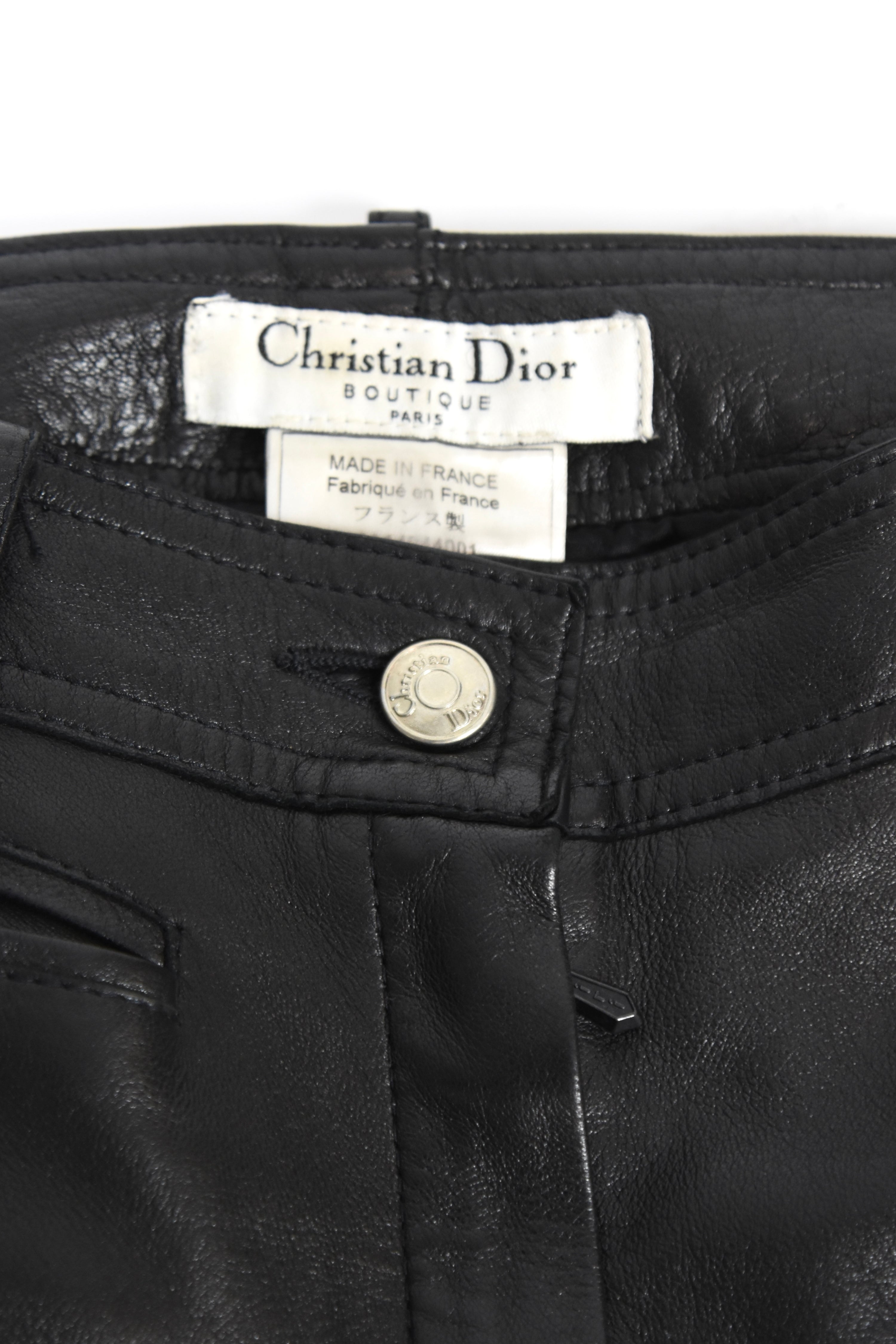 Christian Dior F/W 2003 “Hardcore Romance” Bondage Leather Pants