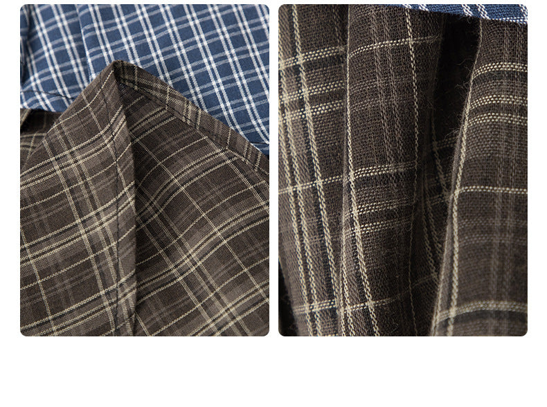 Irregular High Waist Plaid Patchwork Skirt for Women, Unique Sweet and Anti-Exposure Short Skirt