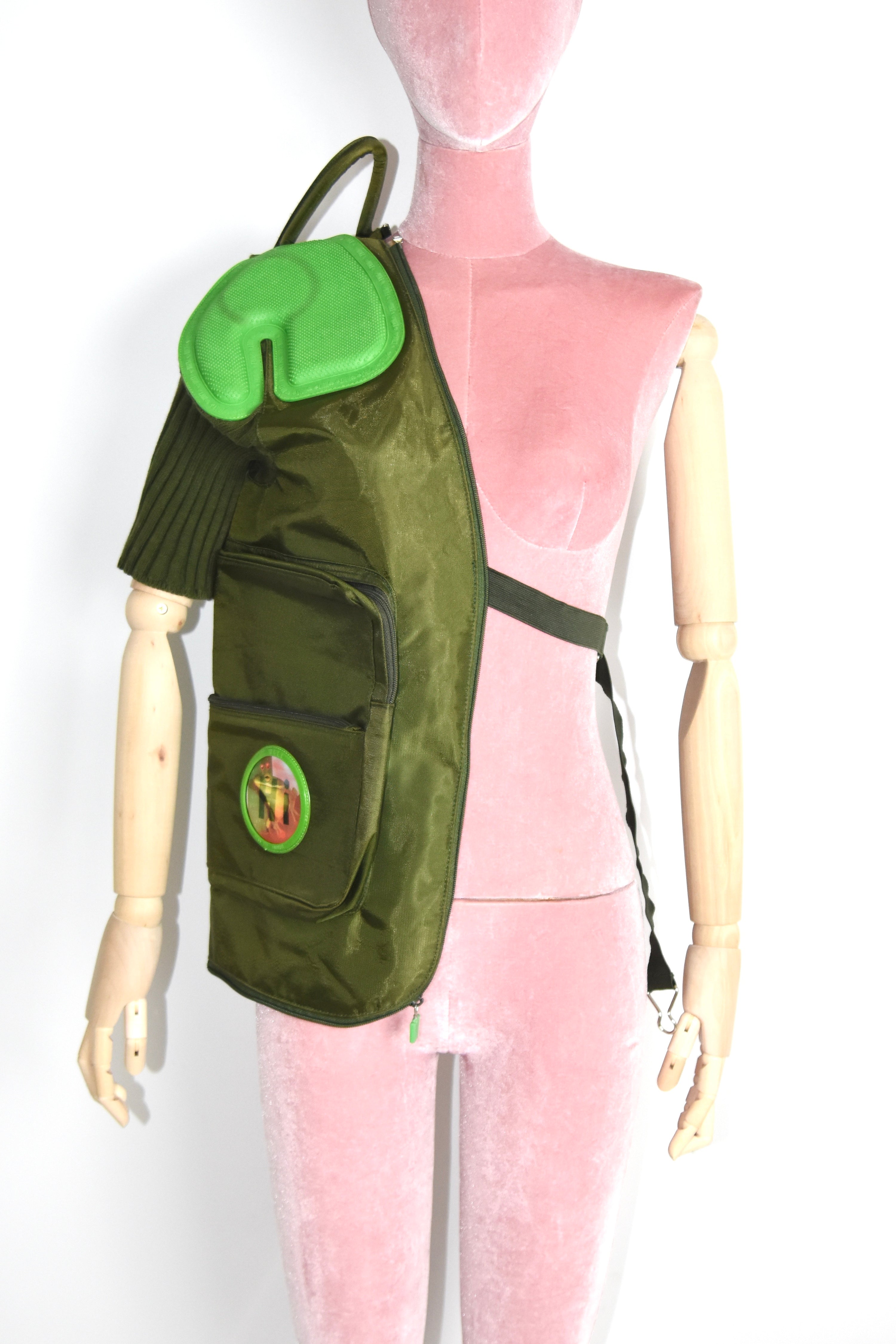 Walter Van Beirendonck W&LT Asymmetric Utility Vest – Nylon Archive Futuristic Tactical Piece