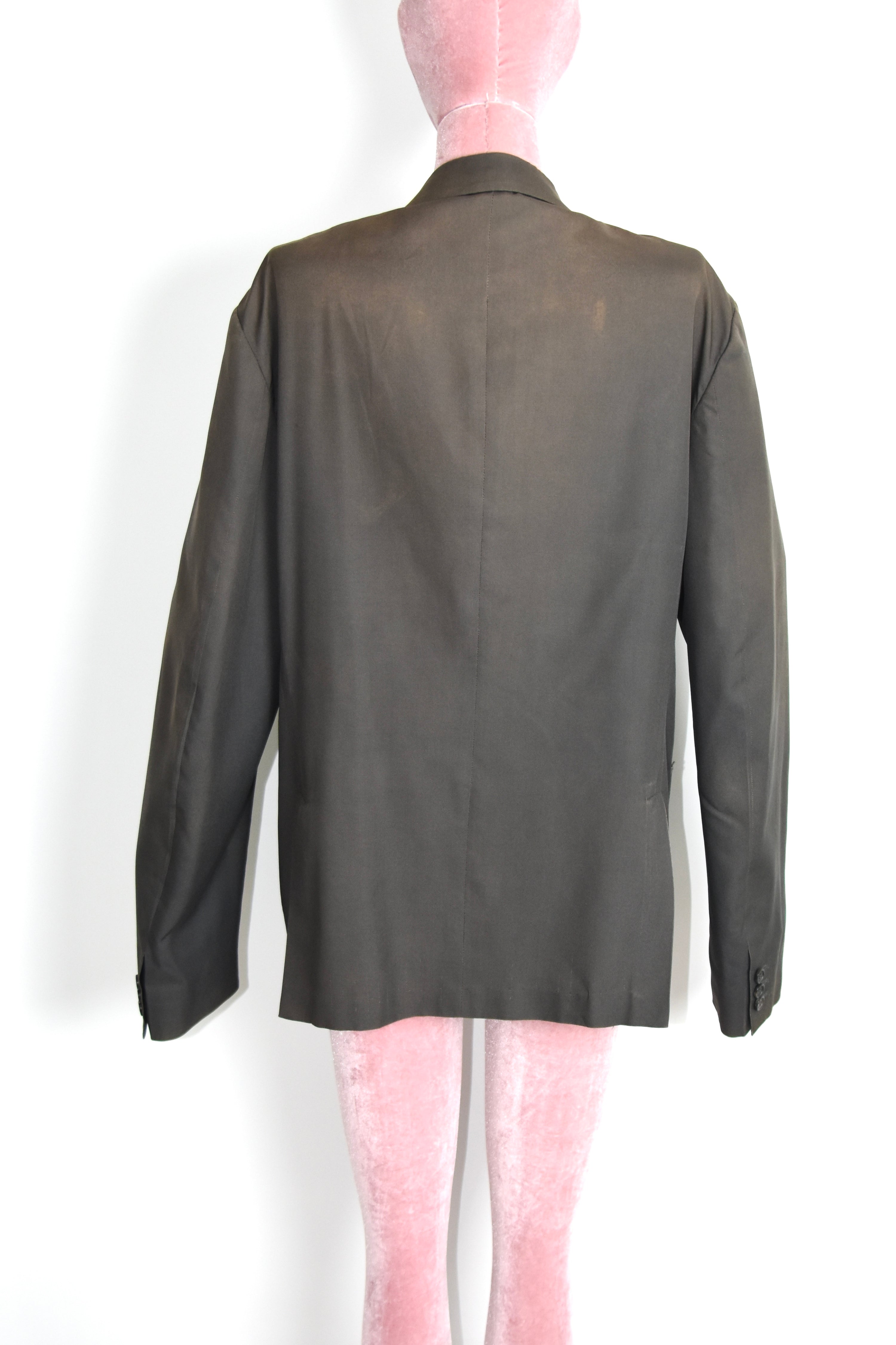 PRADA Lightweight Brown Tailored Jacket