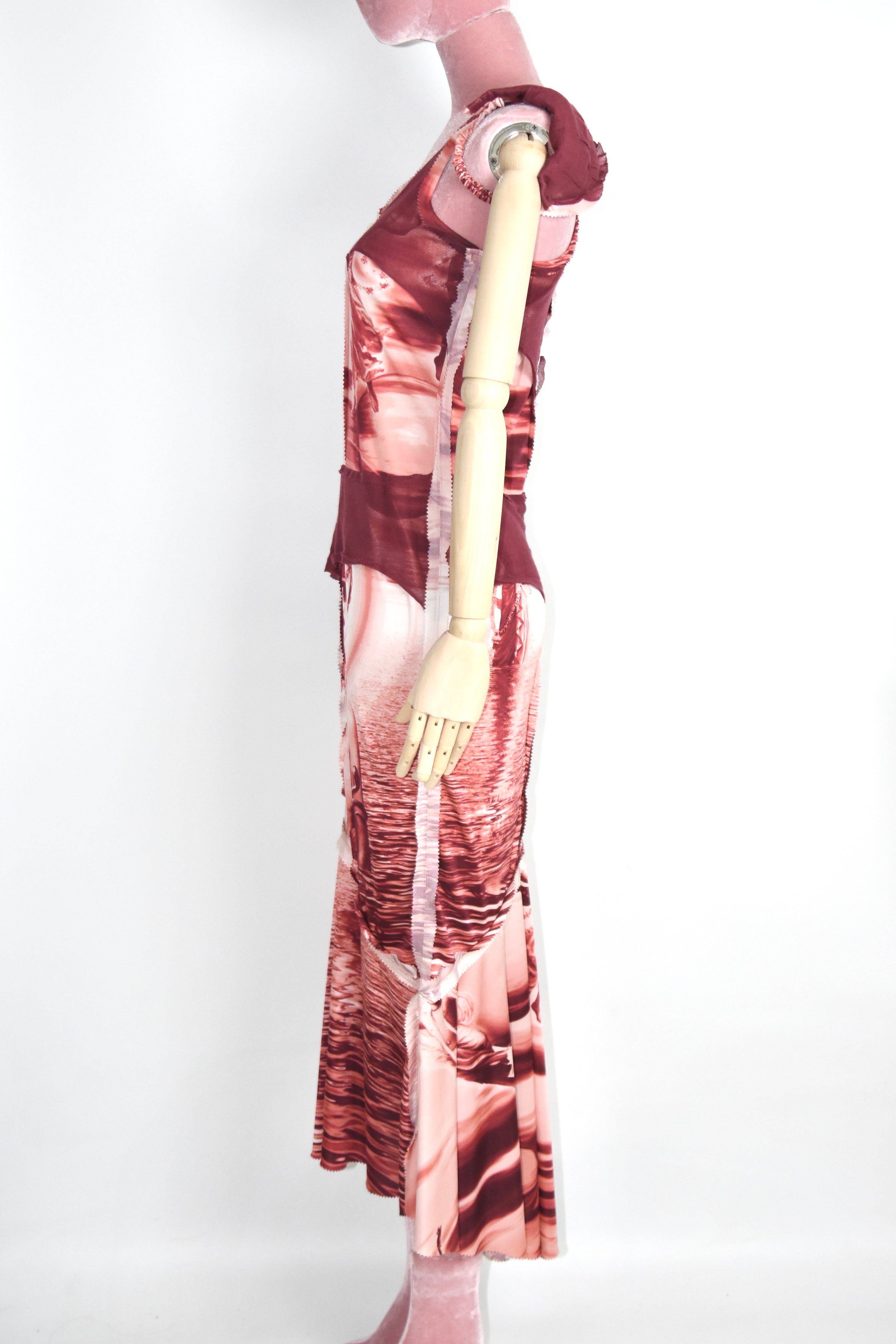 Jean Paul Gaultier Sculpture Universe Mesh Dress Set