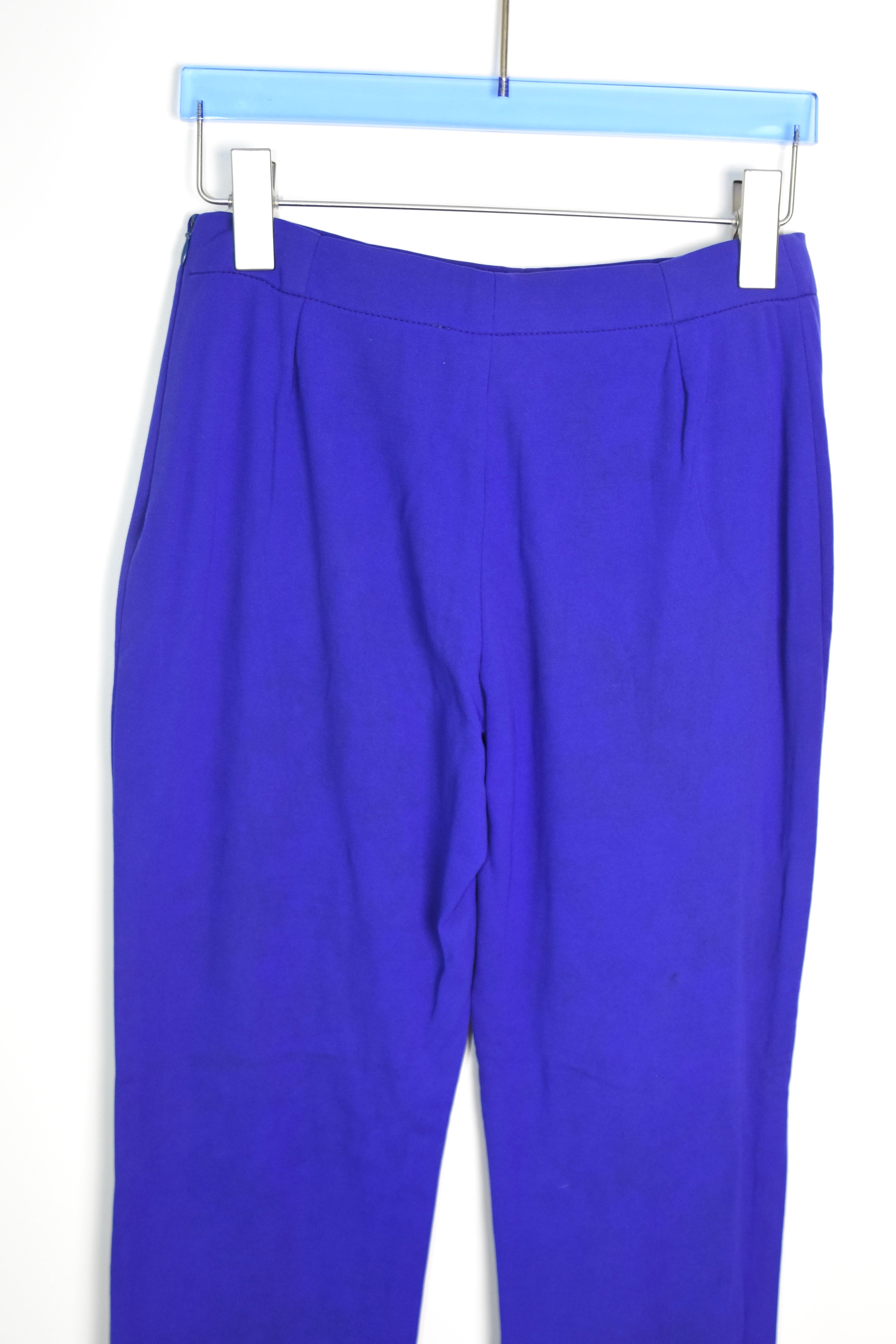 Walter Van Beirendonck “W&LT” Electric Blue Stretch Pants – 1990s Archive Piece