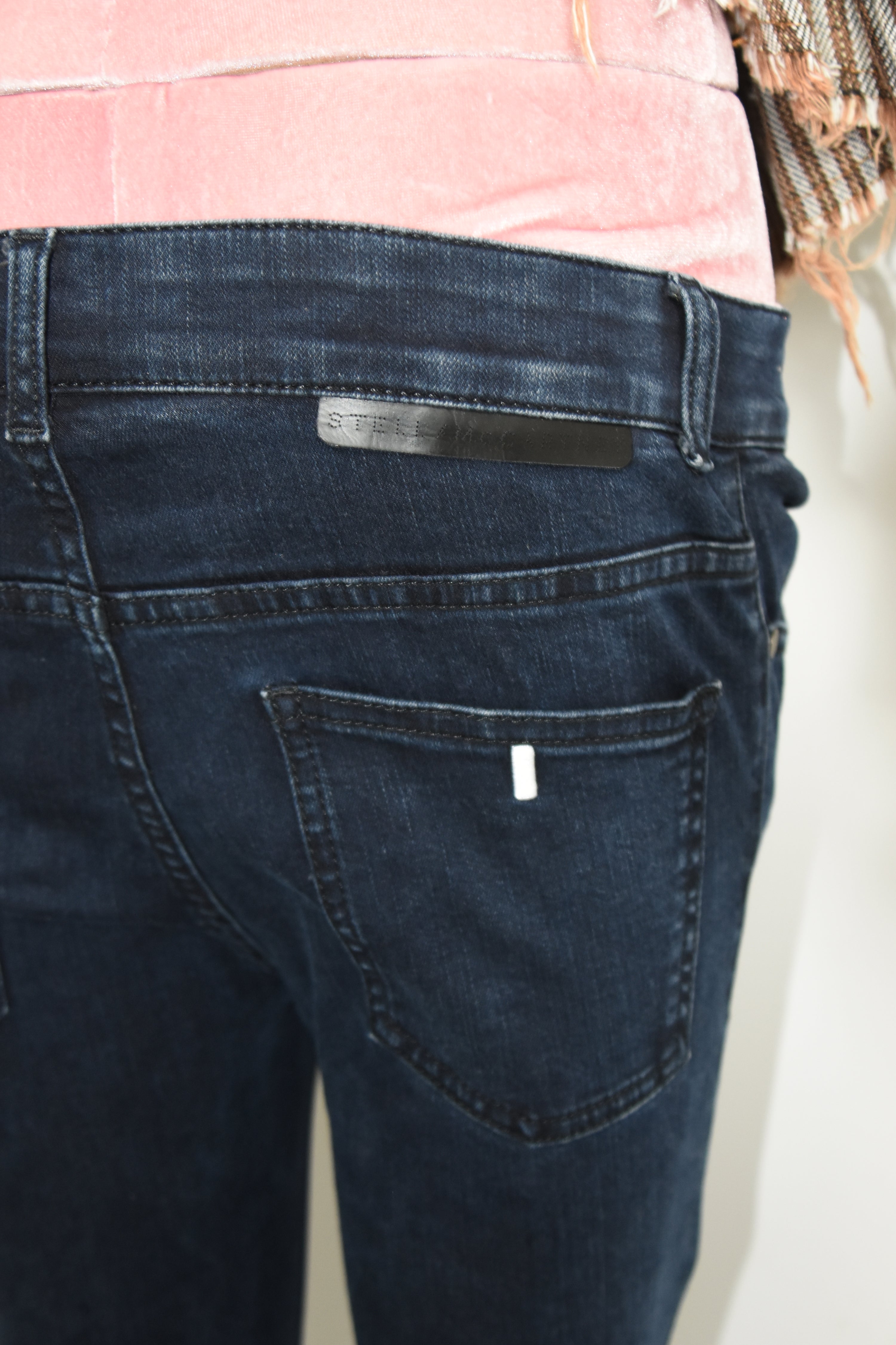 Stella McCartney Dark Indigo Flared Stretch Denim Pants – Made in Italy – Women’s W23–24 (Near New)