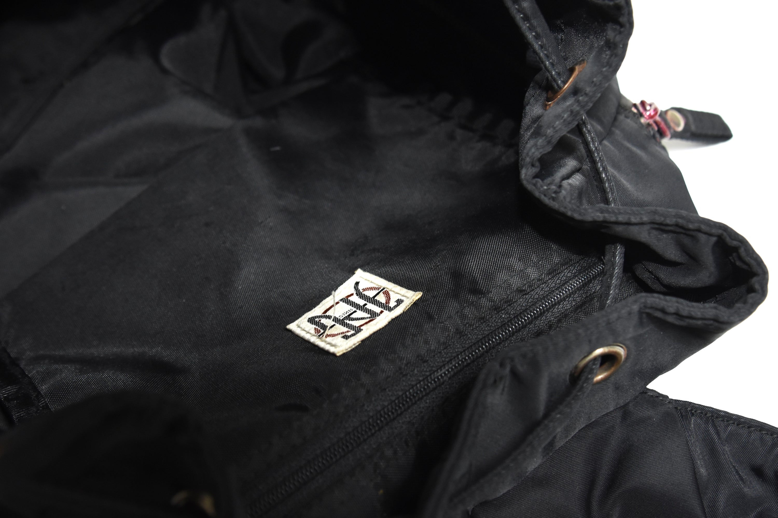Jean Paul Gaultier 90s Nylon Drawstring Backpack