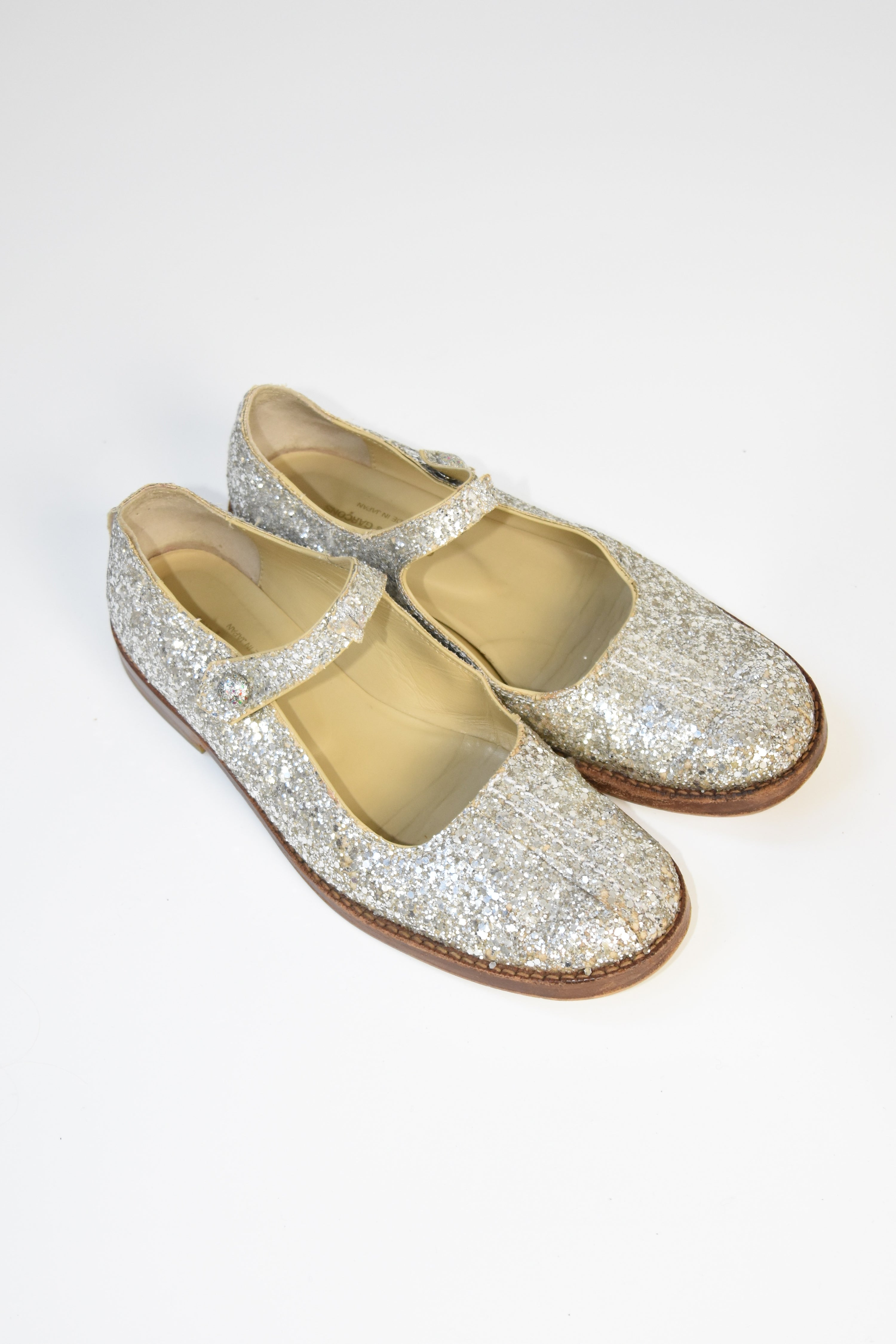 COMME des GARÇONS Glitter Mary Jane Shoes