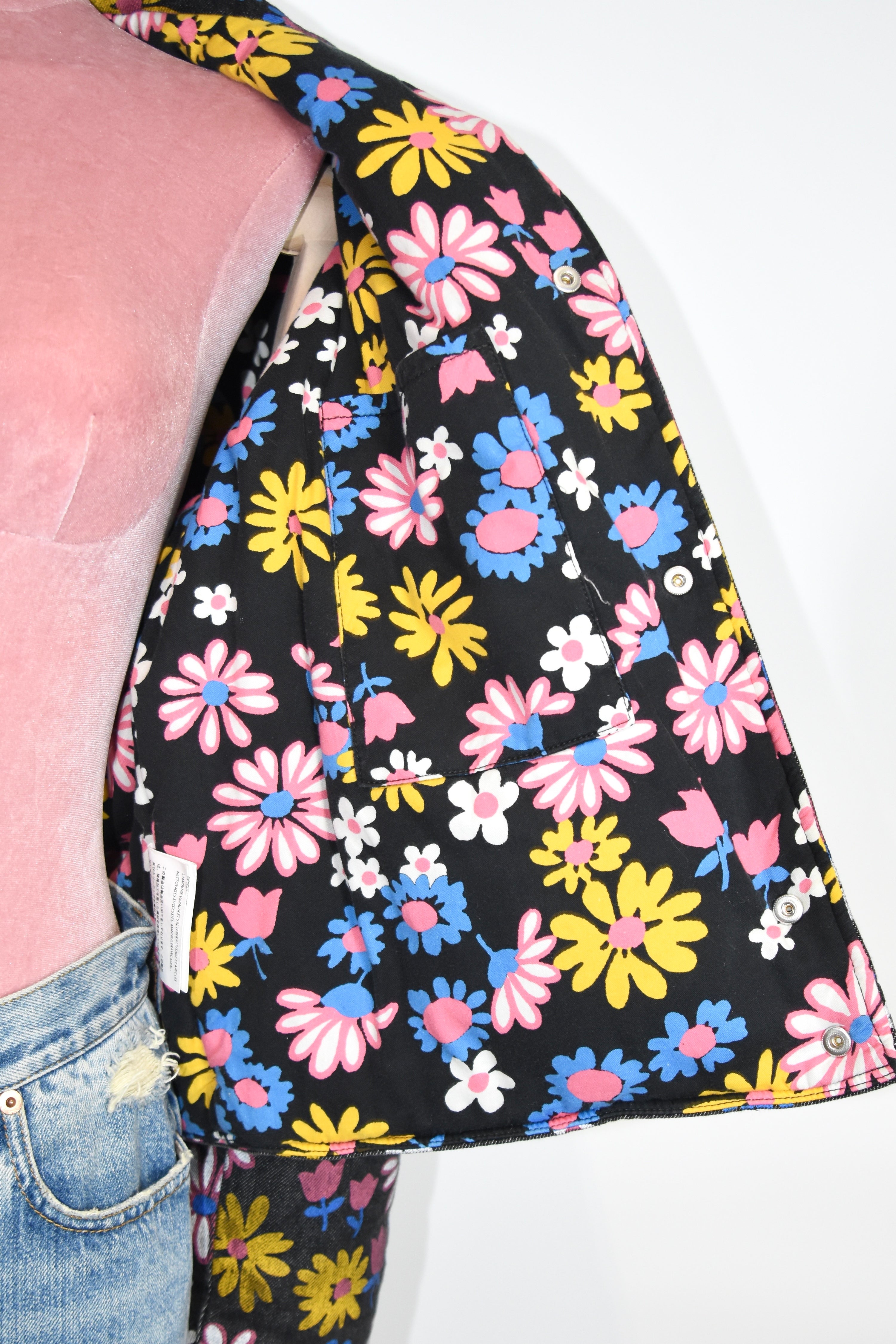ERL Venice Beach Floral Print Padded Cotton Jacket – Unisex California Surf Style Coat