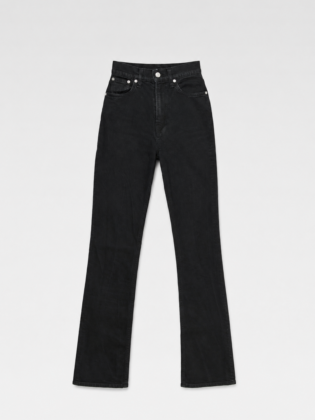 Helmut Lang Flared Stretch Denim Jeans