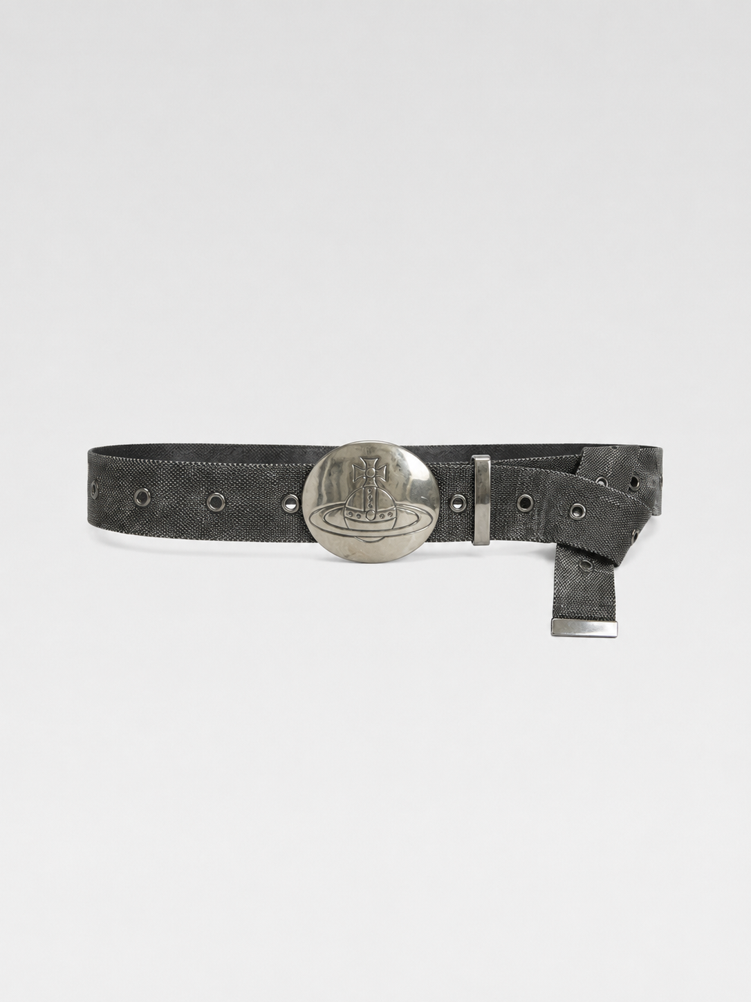 Vivienne Westwood Orb Buckle Metal Mesh Belt – Rare Vintage Punk Archive Piece