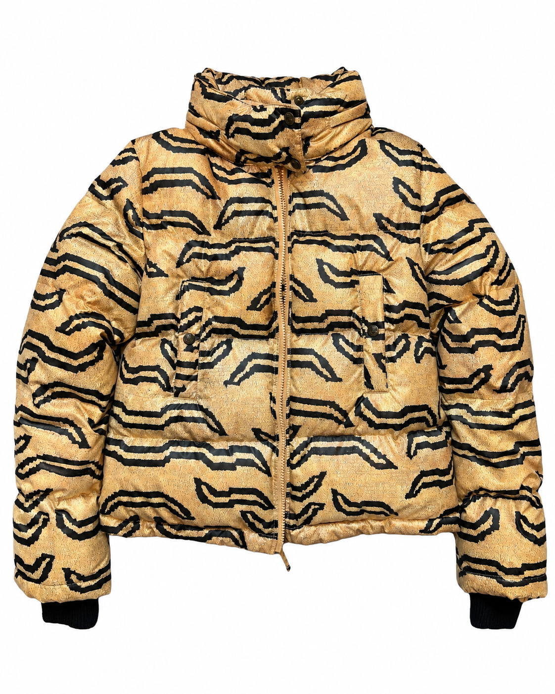 Vivienne Tam Vintage Tiger Print Puffer Jacket