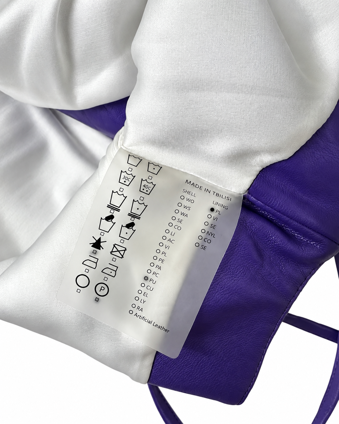 George Keburia Purple Adjustable-Strap Top & 1200AM Wide-Leg Trousers Set