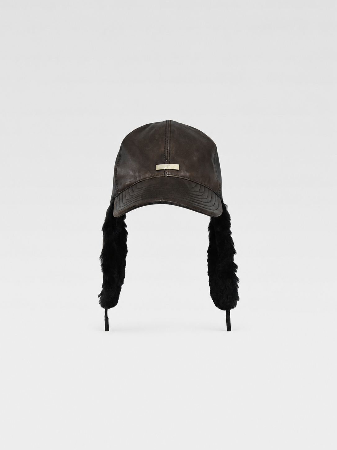 Gucci by Tom Ford Leather Ushanka Hat