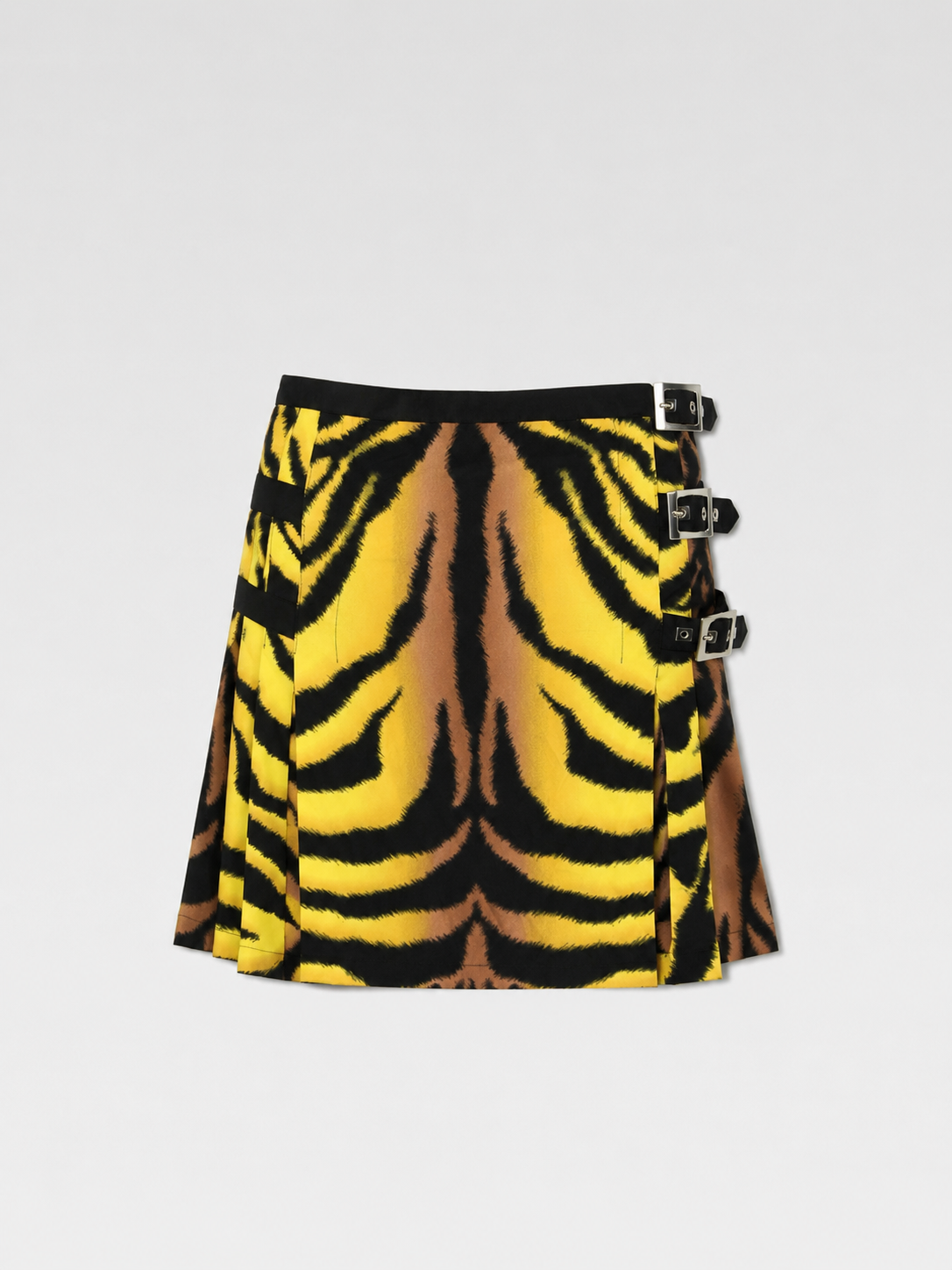 Versace Fall/Winter 2004 Runway Tiger-Print Mini Skirt