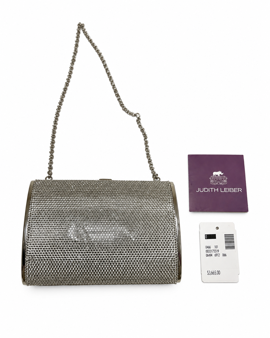 Judith Leiber Crystal-Embellished Oriental Evening Bag – Rare Collectible Minaudière