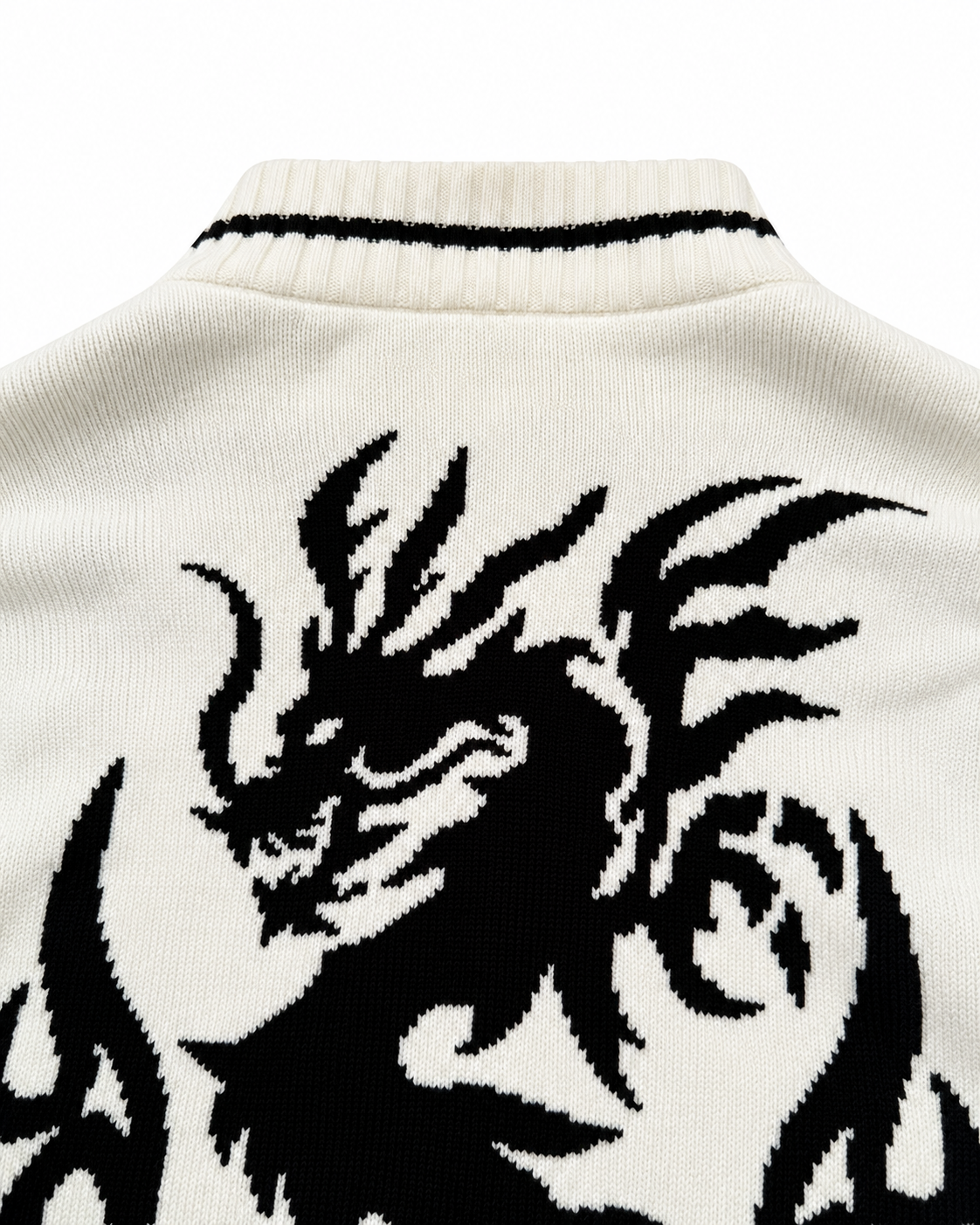 Rare Vintage Dragon Graphic Knit Sweater