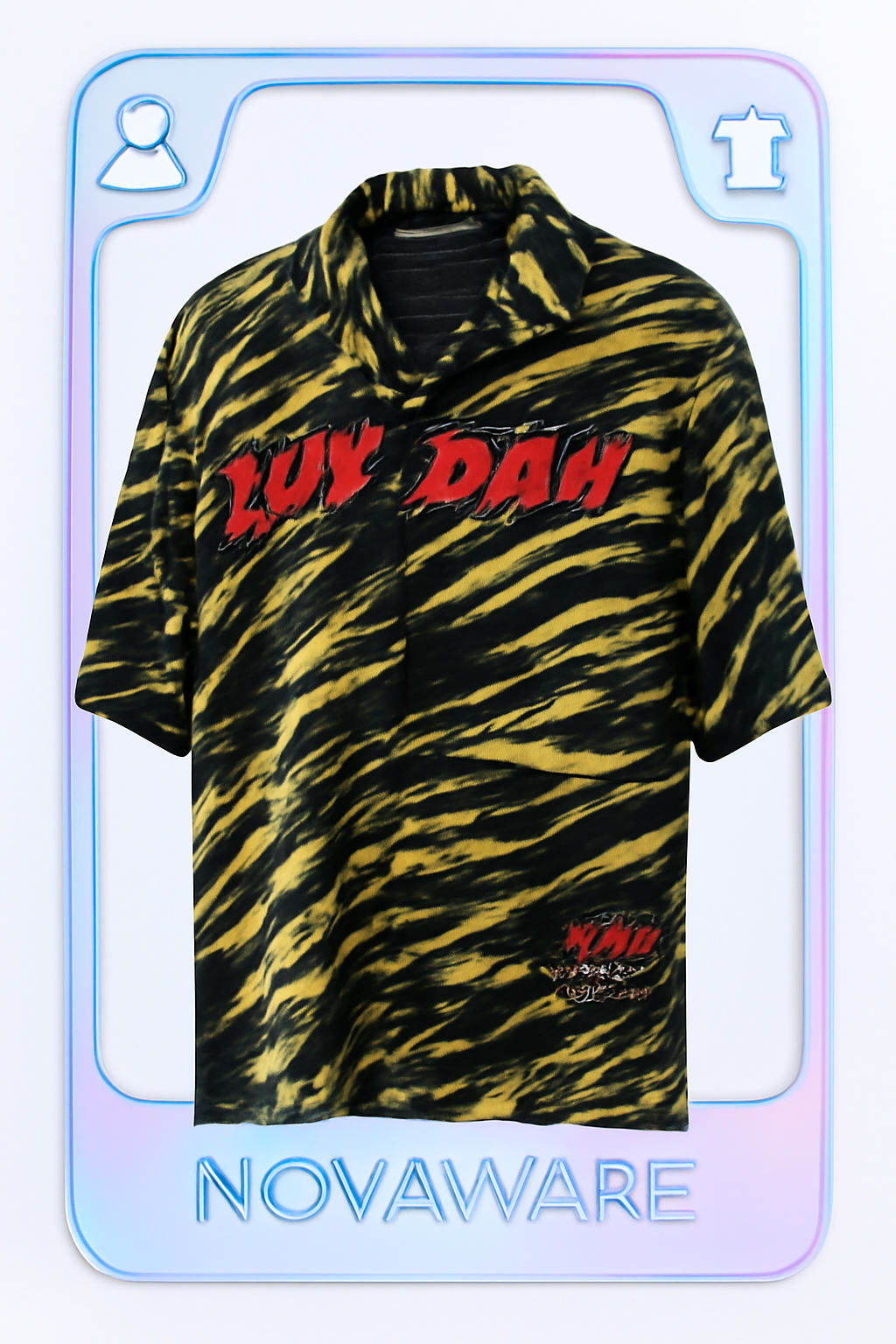 LU’U DAN Tiger-Stripe Oversized Shirt