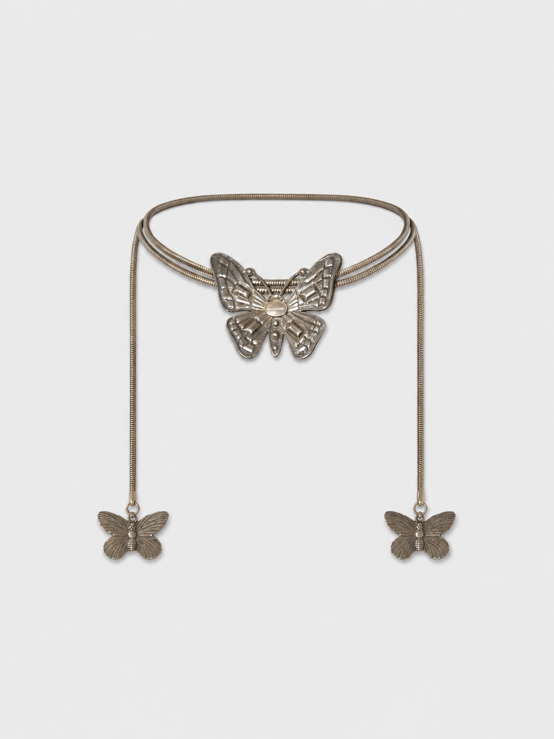 Jean Paul Gaultier Triple-Wrap Butterfly Choker