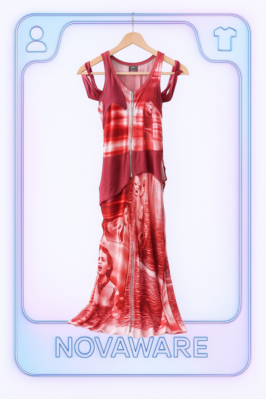 Jean Paul Gaultier Sculpture Universe Mesh Dress Set