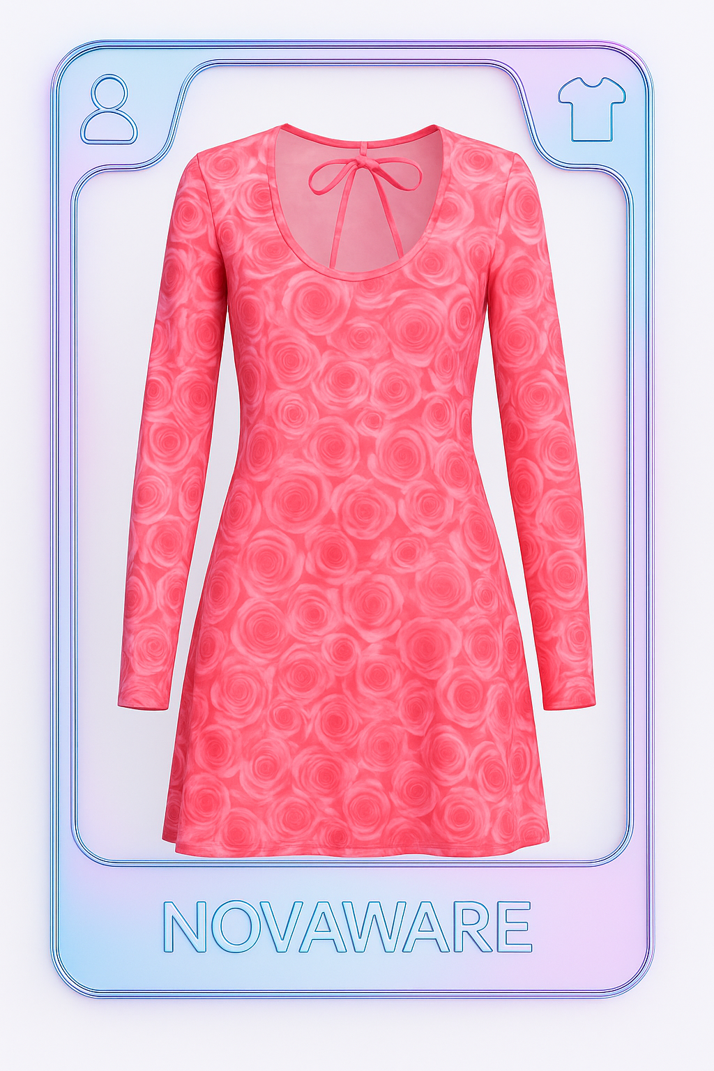 SAKS POTTS Victoria Sexy Rose Dress