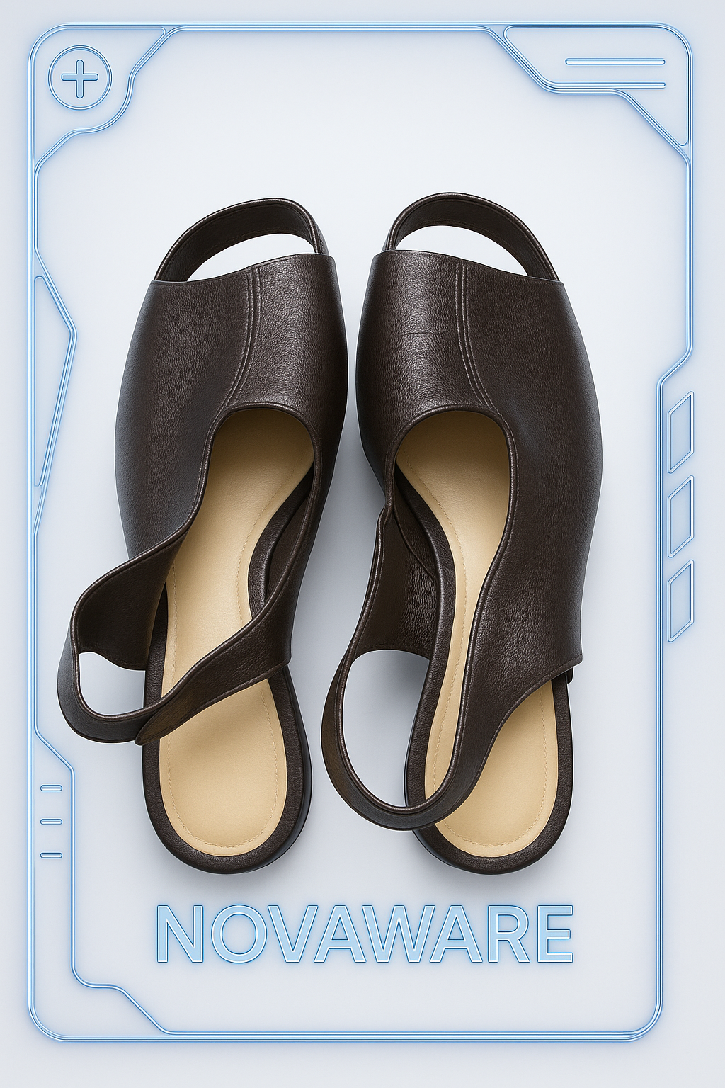 Bottega Veneta Sculpted Leather Sandals