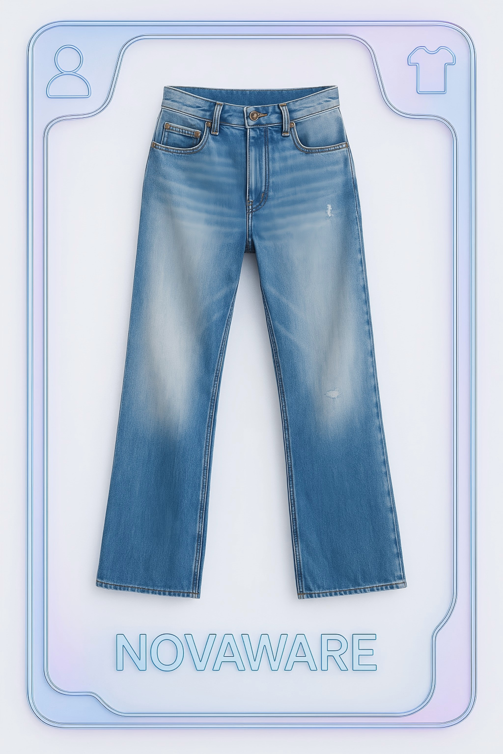 Acne Studios Light Blue Flared Jeans