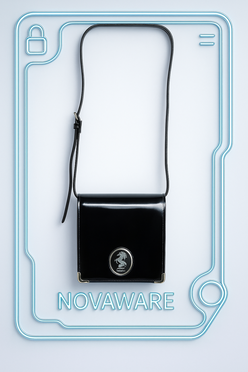 Jean Paul Gaultier Vintage Dragon Motif Crossbody Bag