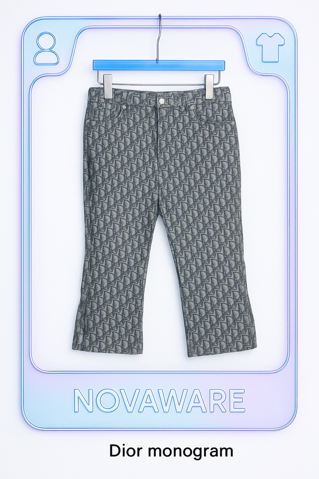 Christian Dior by John Galliano Diorissimo Monogram Capri Pants