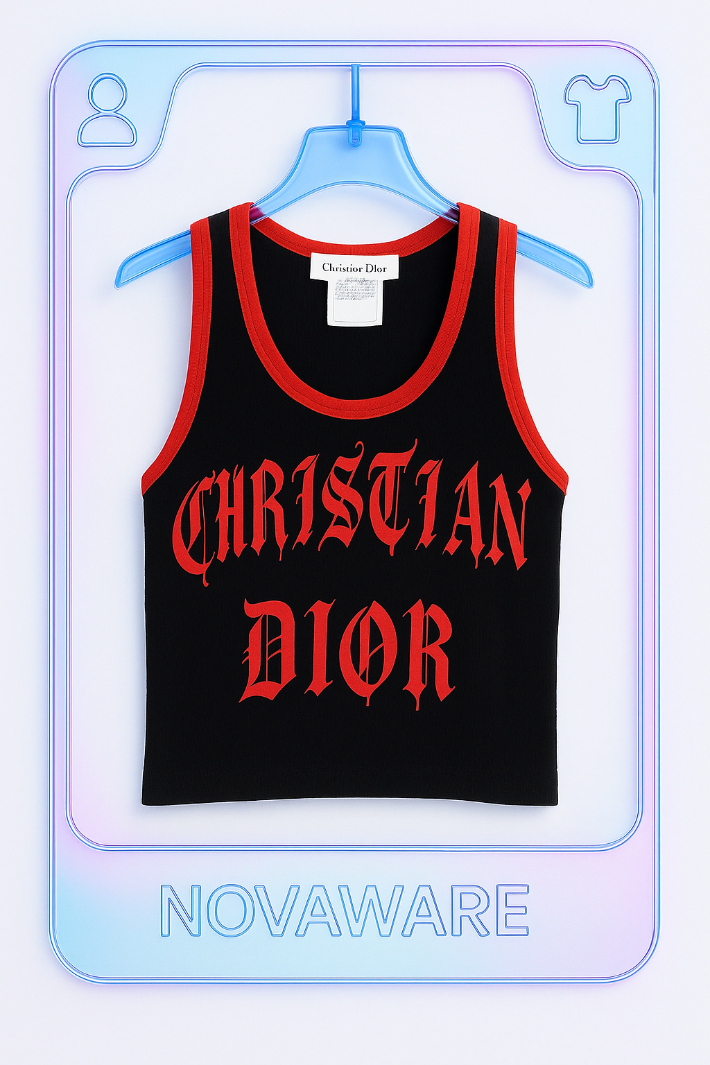 Christian Dior S/S 2002 “Hardcore” Punk Tank Top