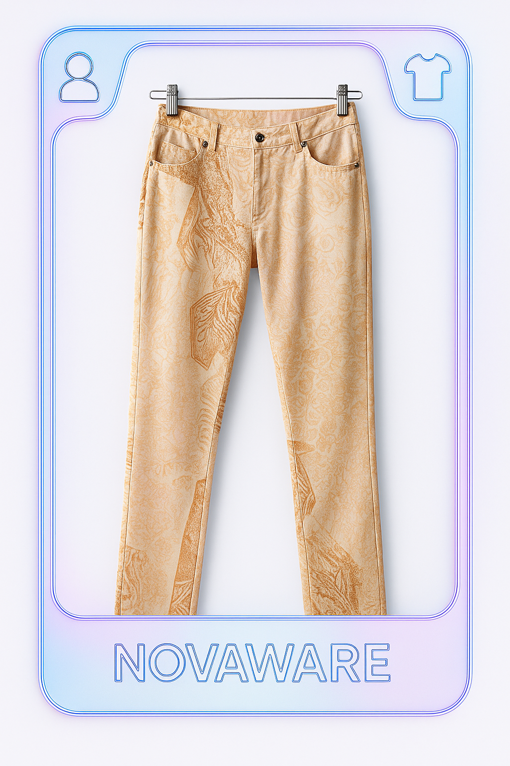 Roberto Cavalli All-Over Baroque Animal Print Pants