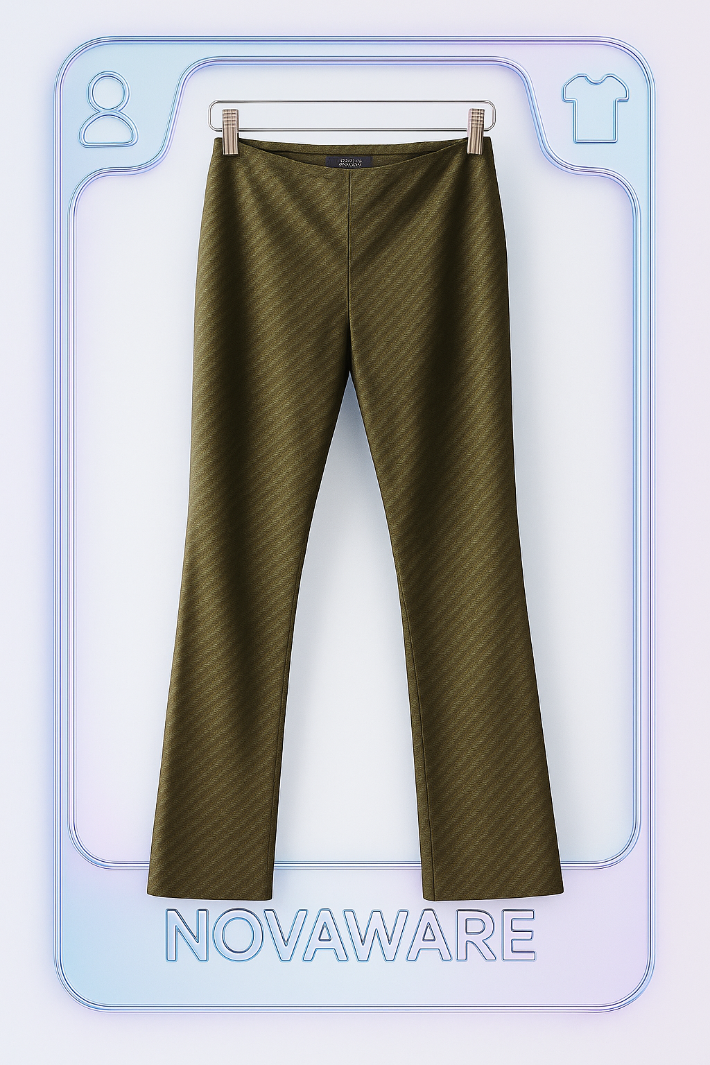 Versace Gold Metallic Straight-Leg Trousers