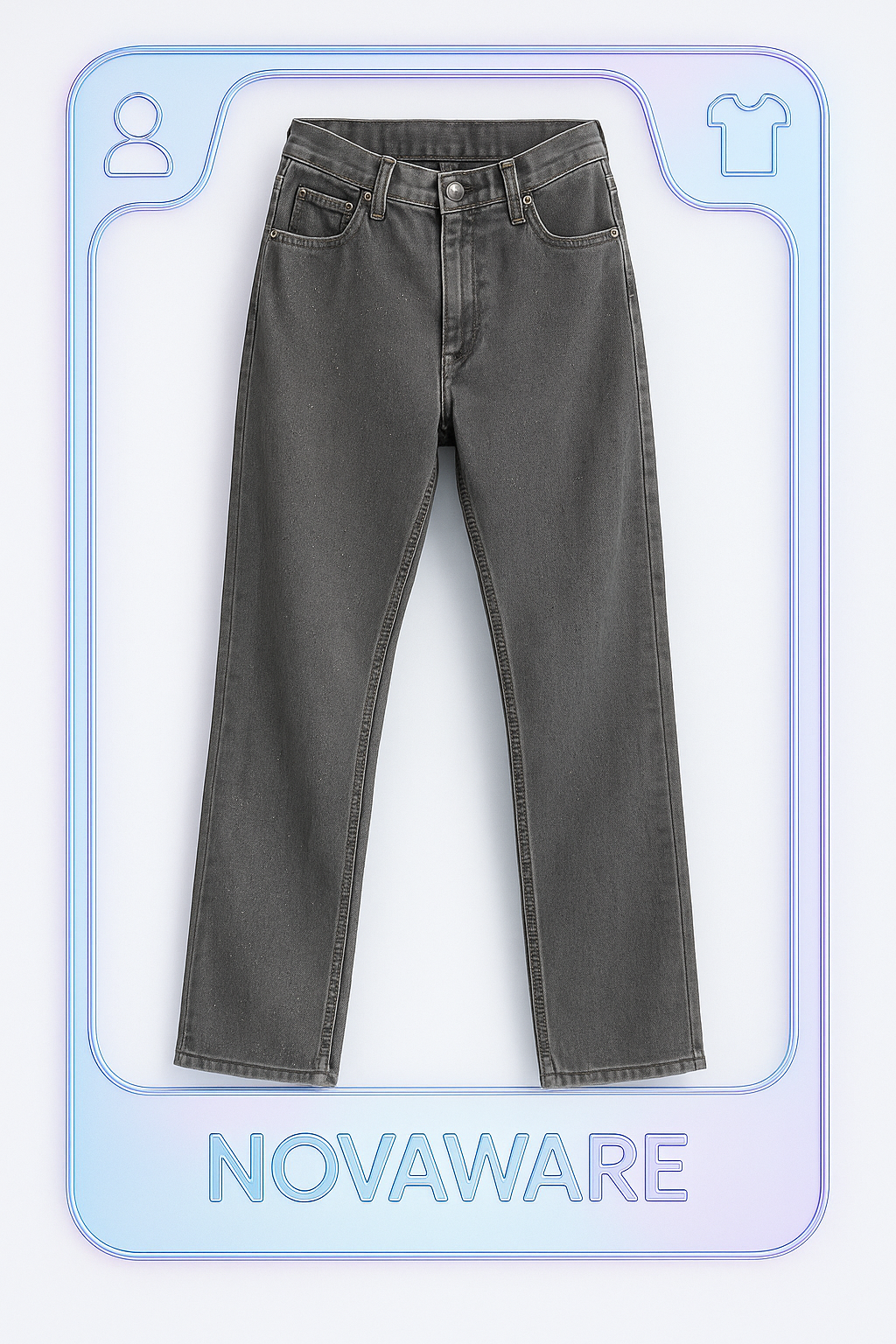 Roberto Cavalli Vintage Glitter-Flecked Grey Jeans