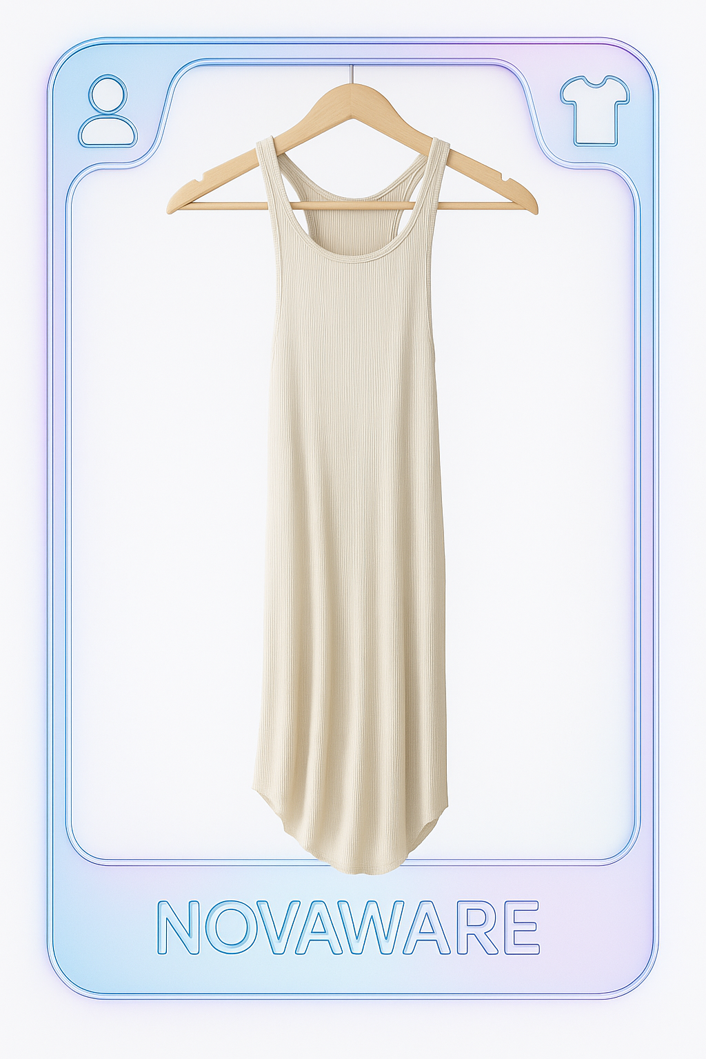 Rick Owens Draped Ribbed Tank Top