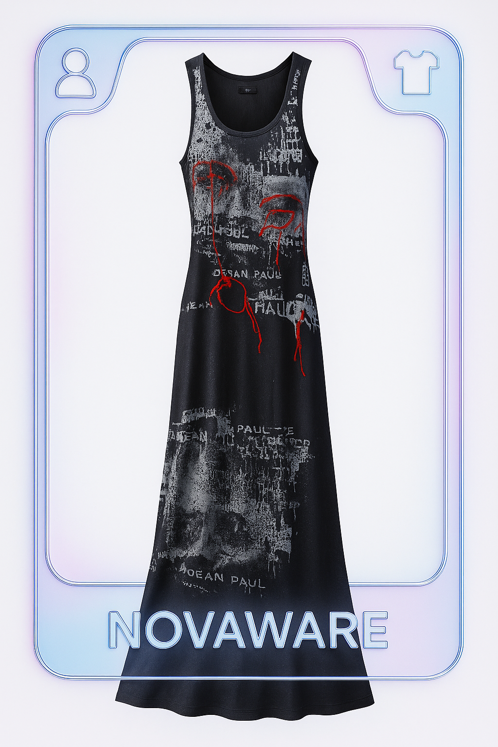 Jean Paul Gaultier Gothic Mesh Dress