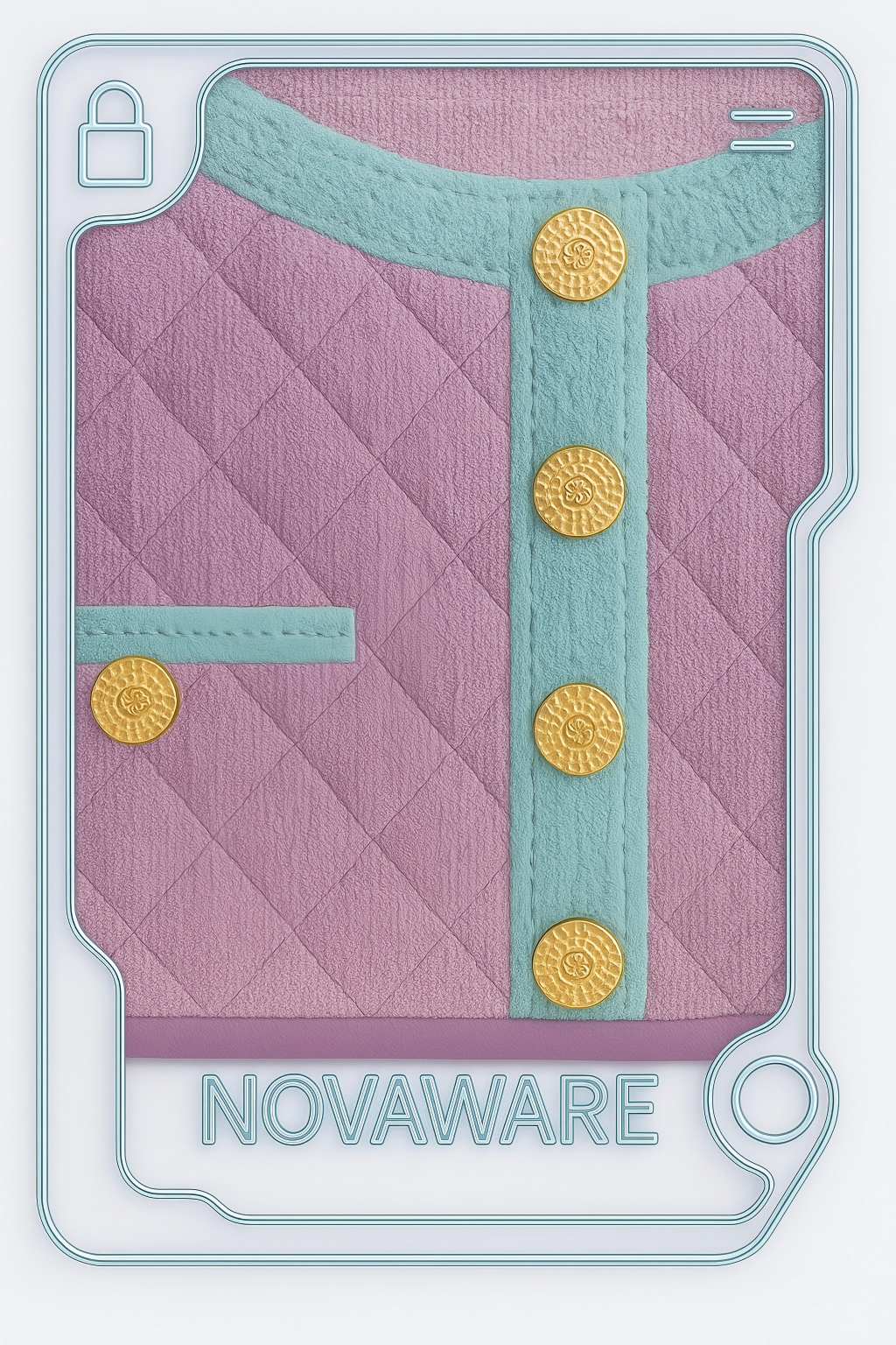 Chanel Quilted Jacket-Inspired Shoulder Bag – Lilac/Pink