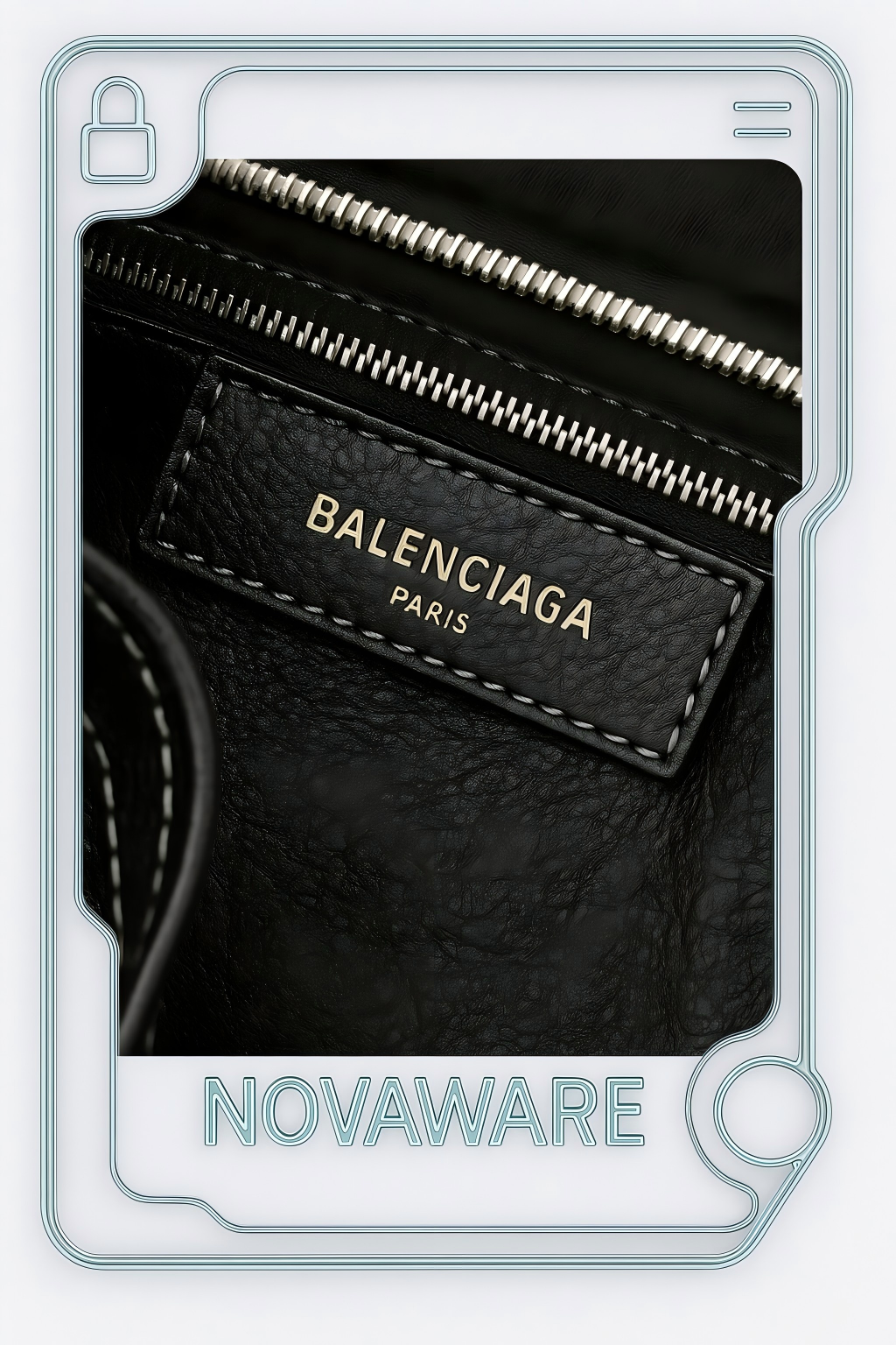 Balenciaga Bazar Shopper XS Tote – Multicolor Striped Lambskin