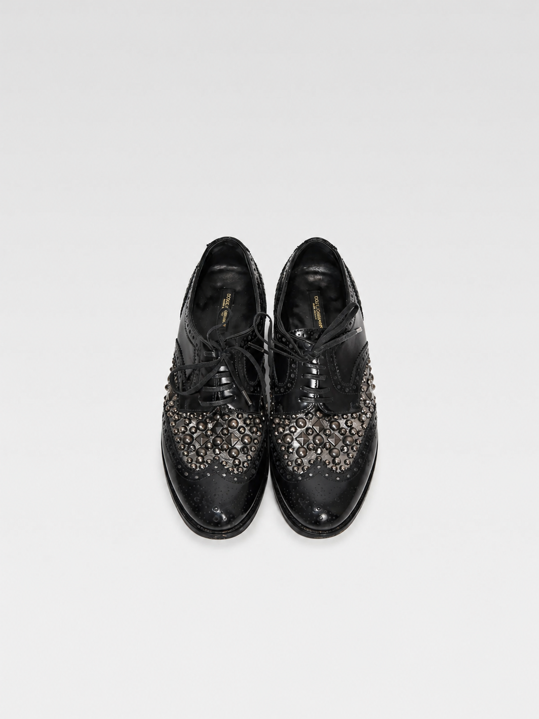 Dolce & Gabbana Studded Gothic Brogues
