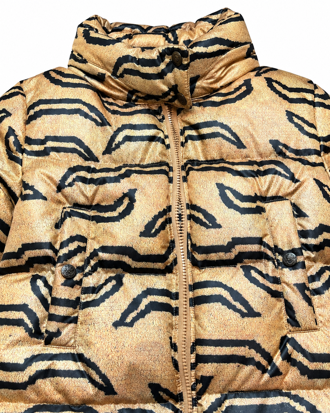 Vivienne Tam Vintage Tiger Print Puffer Jacket
