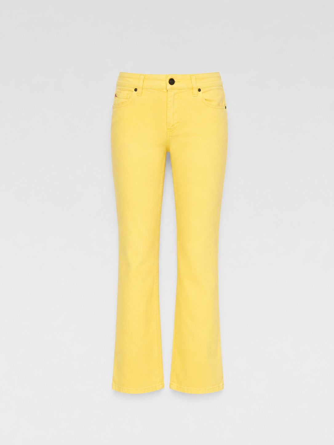 Moschino Jeans Yellow Peace Denim Pants