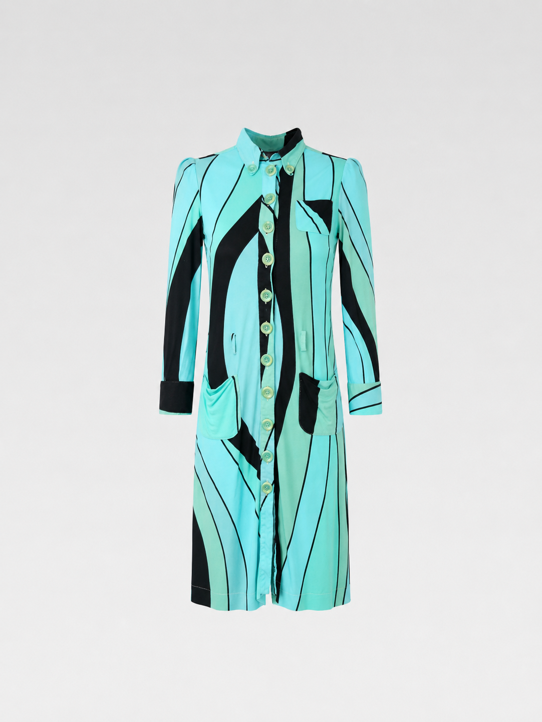 Moschino Cheap and Chic Optical Stripe Dress