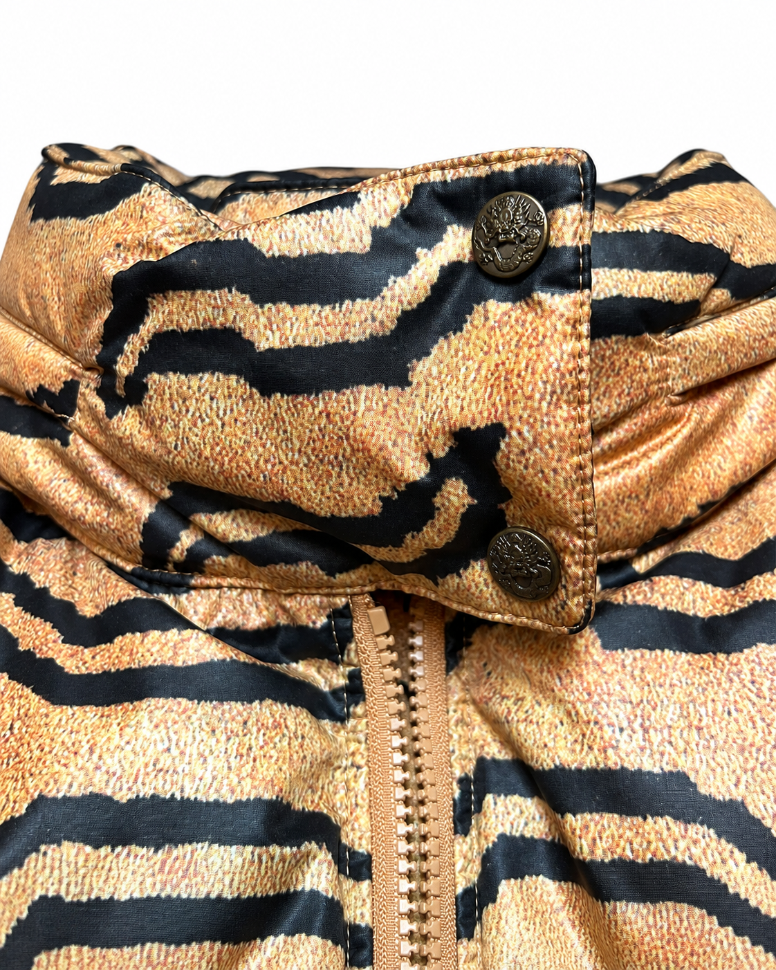 Vivienne Tam Vintage Tiger Print Puffer Jacket