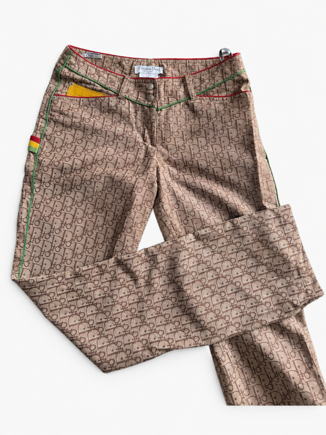 Dior by John Galliano Rasta Monogram “Jamaica” Pants