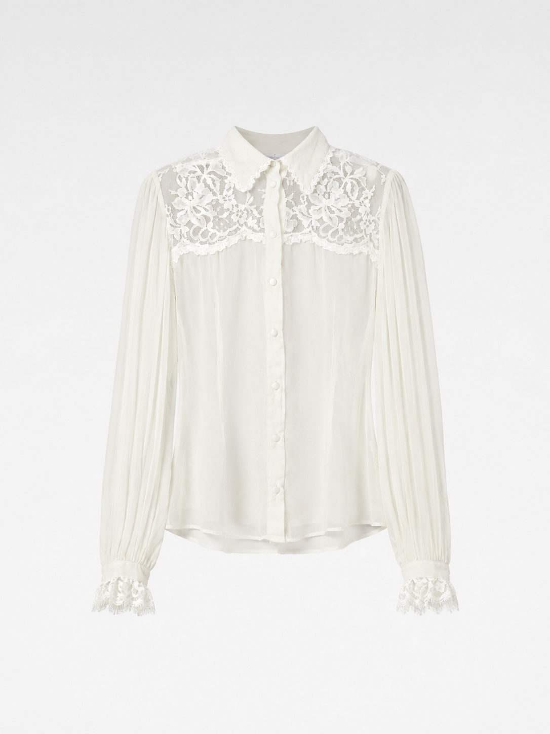 Dolce & Gabbana Lace Sheer Shirt