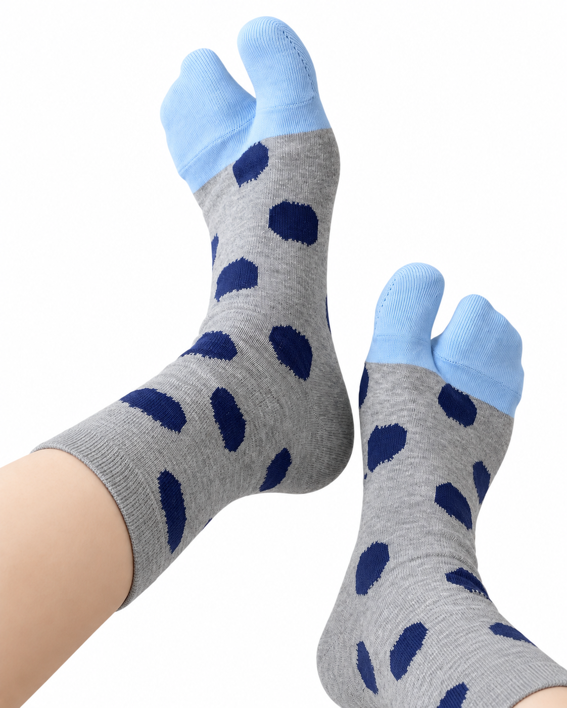 Curated Designer Stock Colorful Polka Dot Sock Bundle — 9-Pair Set
