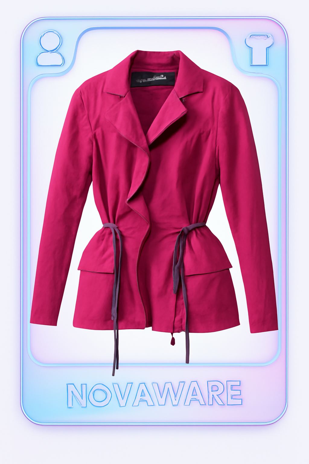 Vivienne Westwood Anglomania Fuchsia Drawstring Blazer